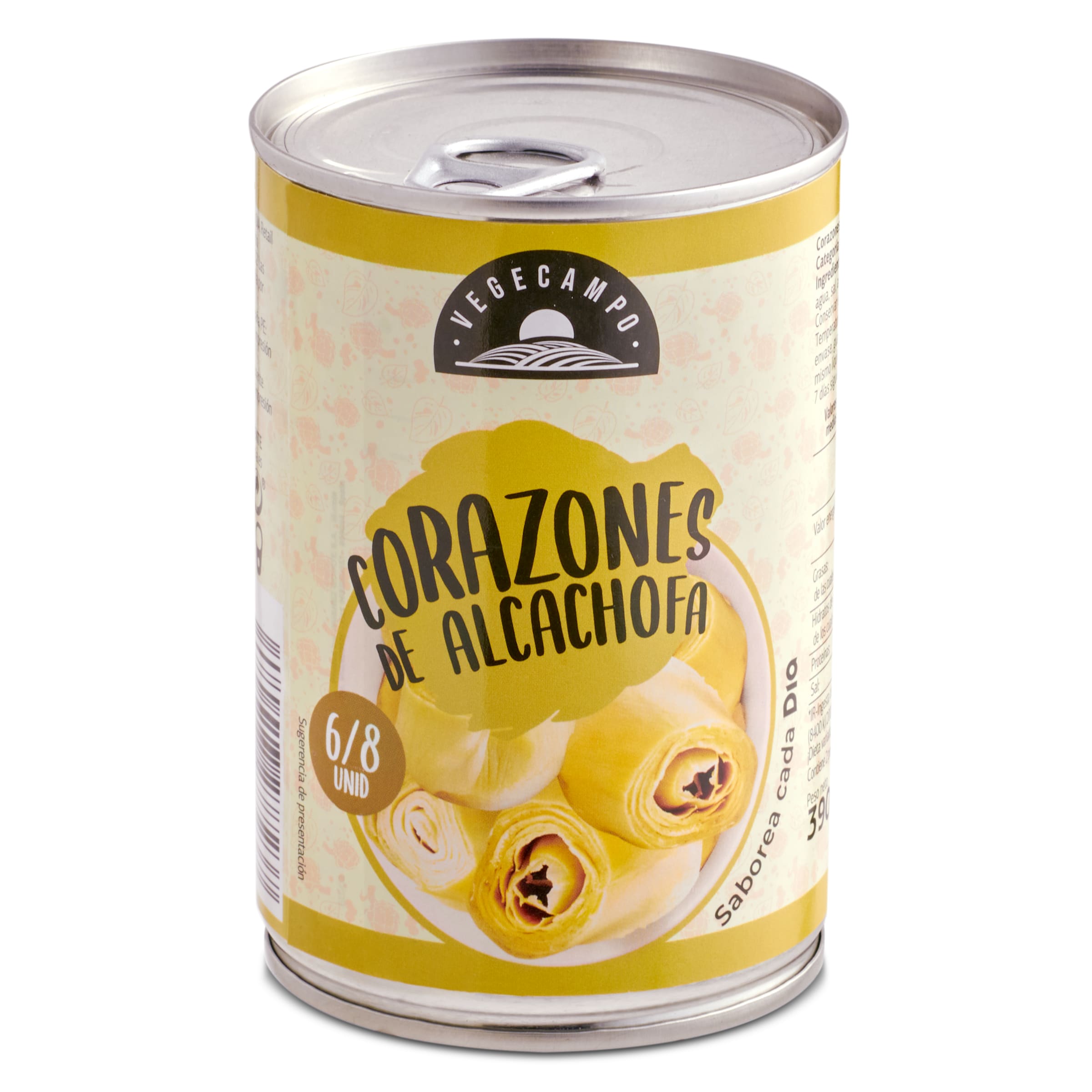 DIA VEGECAMPO corazones alcachofas 6/8 lata 240 gr