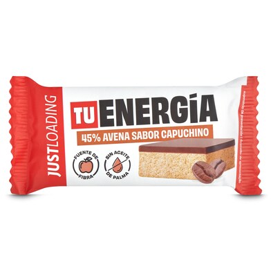 Barritas energéticas de avena sabor capuchino Just loading bolsa 60 g-0 Barritas energéticas de avena sabor capuchino Just loading bolsa 60 g-0
