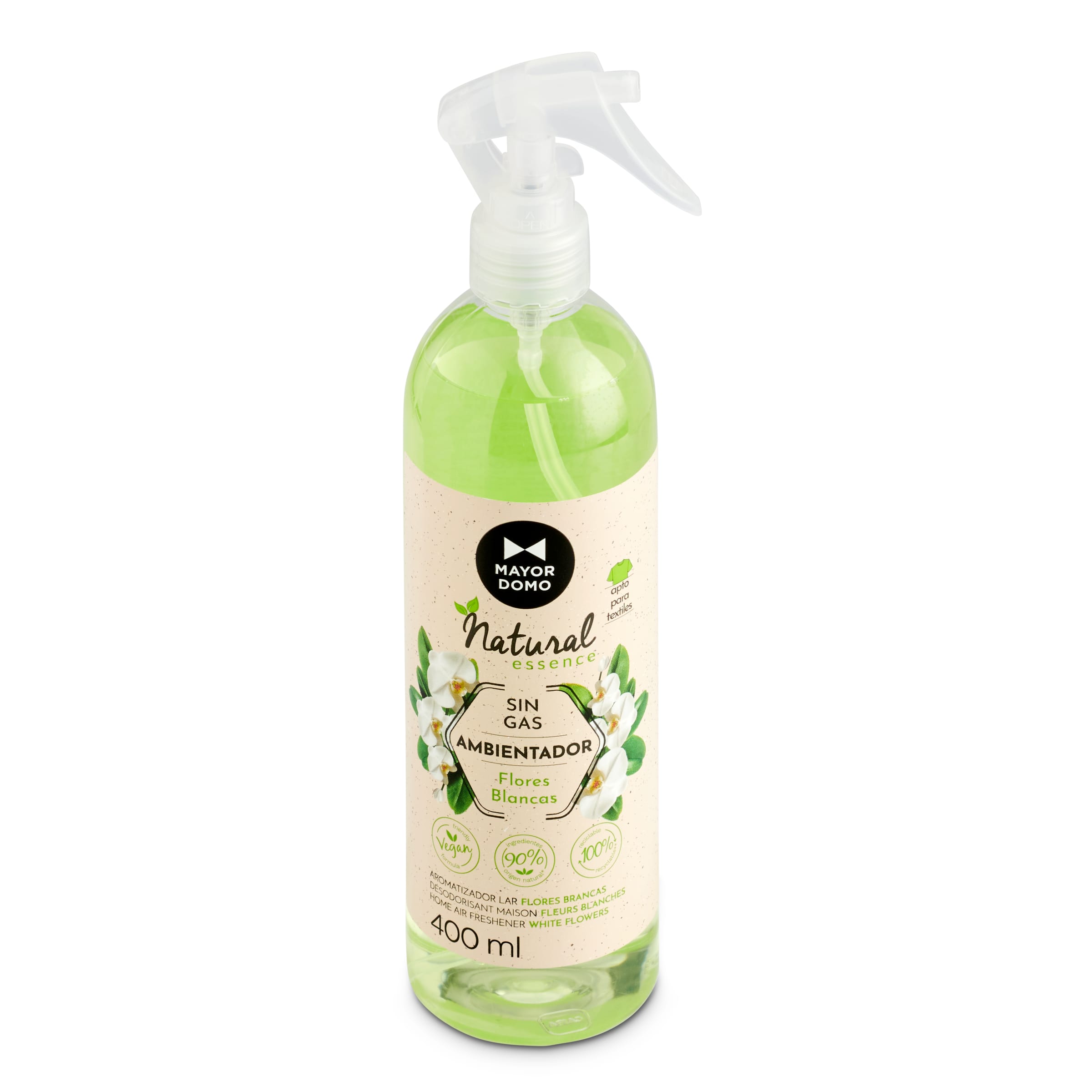 MAYORDOMO ambientador aroma flores blancas spray 400 ml