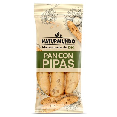 Palitos de pan con pipas Naturmundo de Dia bolsa 90 g-0