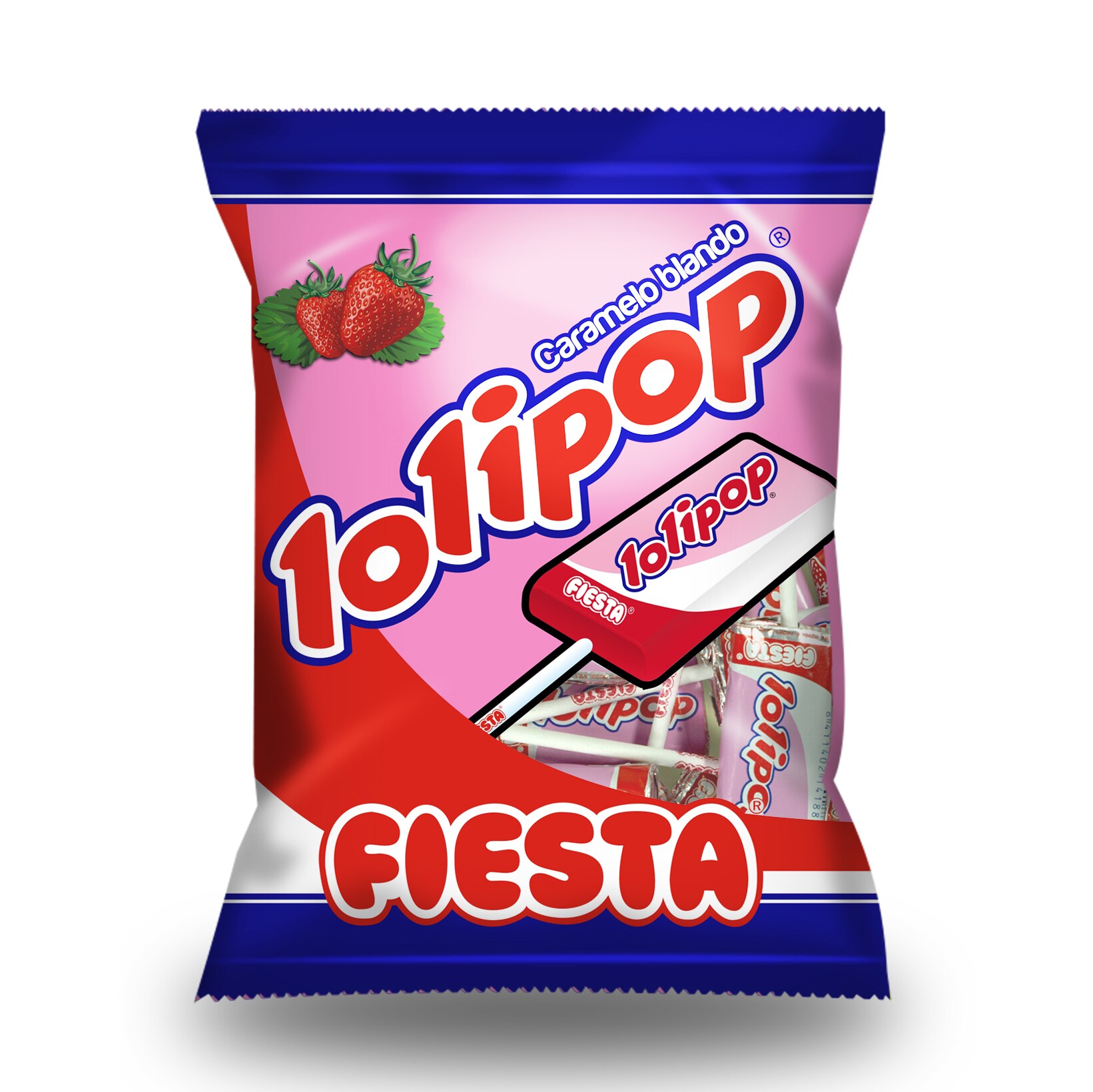 FIESTA caramelo blando lolipop bolsa 80 gr