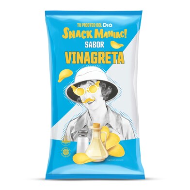 Patatas fritas a la vinagreta Snack Maniac de Dia bolsa 130 g-0