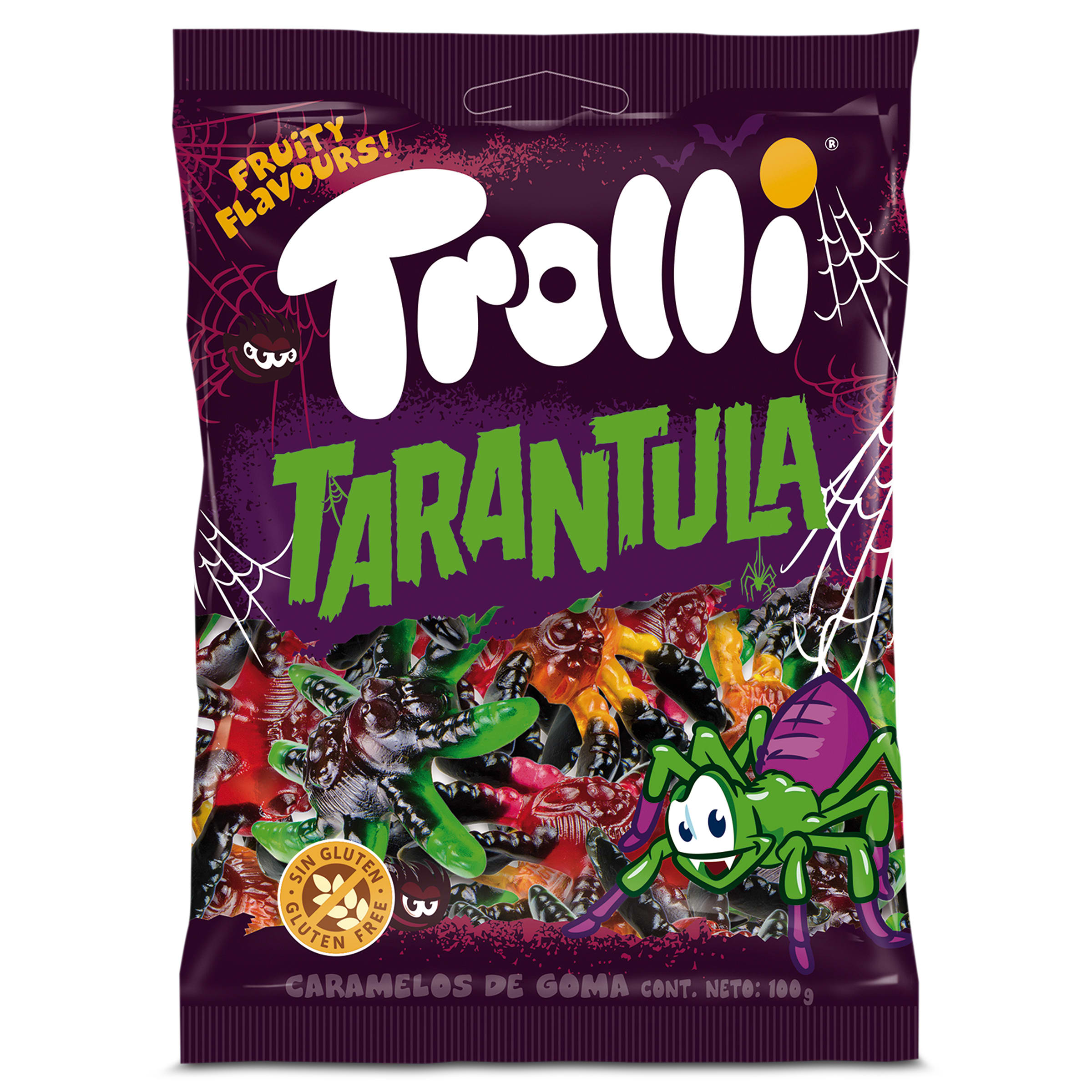 Golosinas tarántulas Trolli bolsa 100 gr
