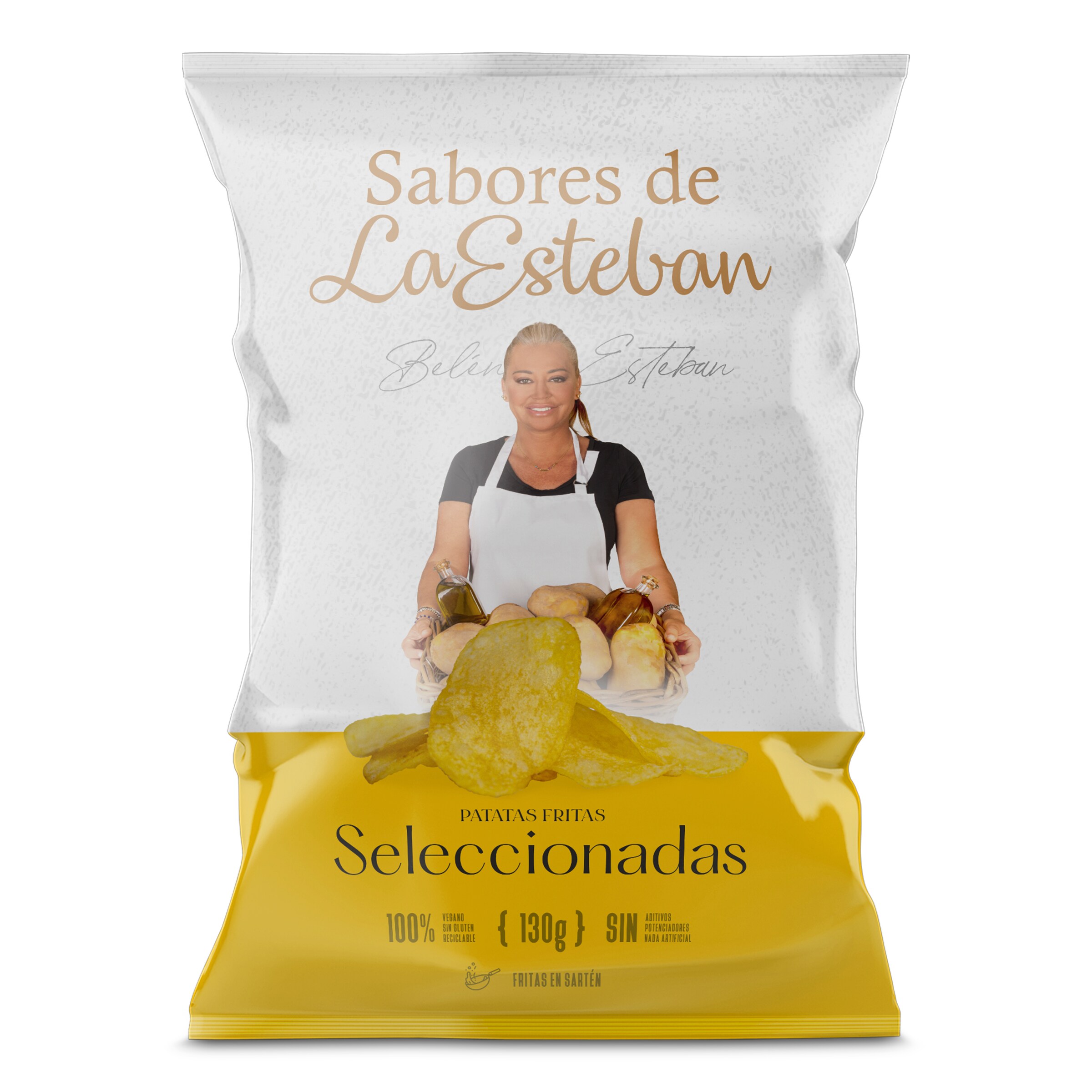 LOS SABORES DE LA ESTEBAN patatas fritas a la sartén bolsa 130 gr