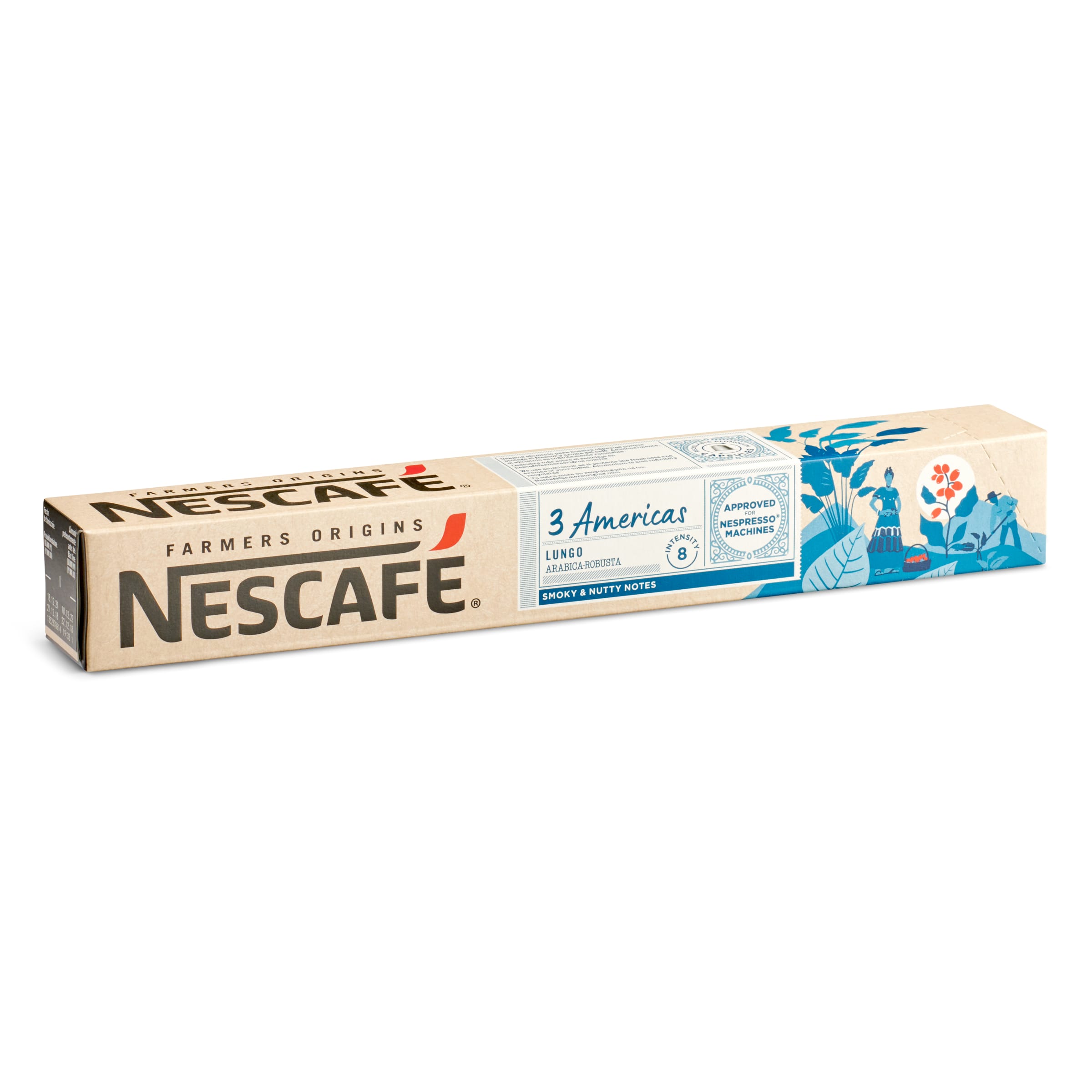 NESCAFE café farmers origins 3 Américas caja 10 cápsulas 54 gr