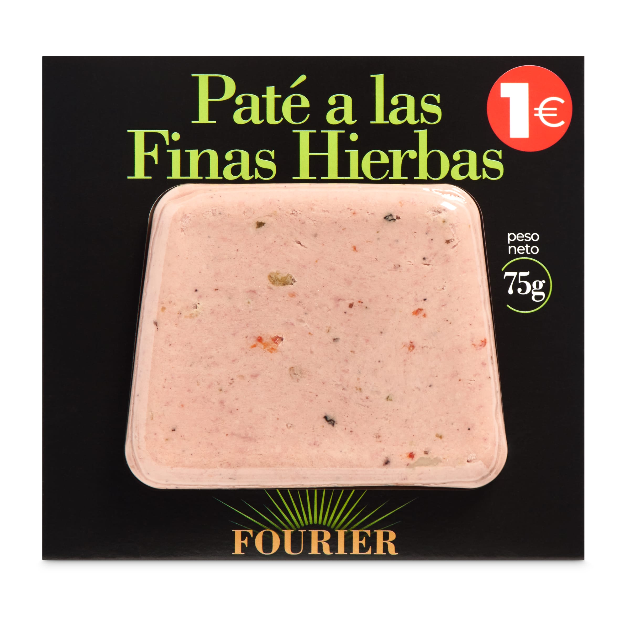 FOURIER paté de cerdo a las finas hierbas tarro 75 gr
