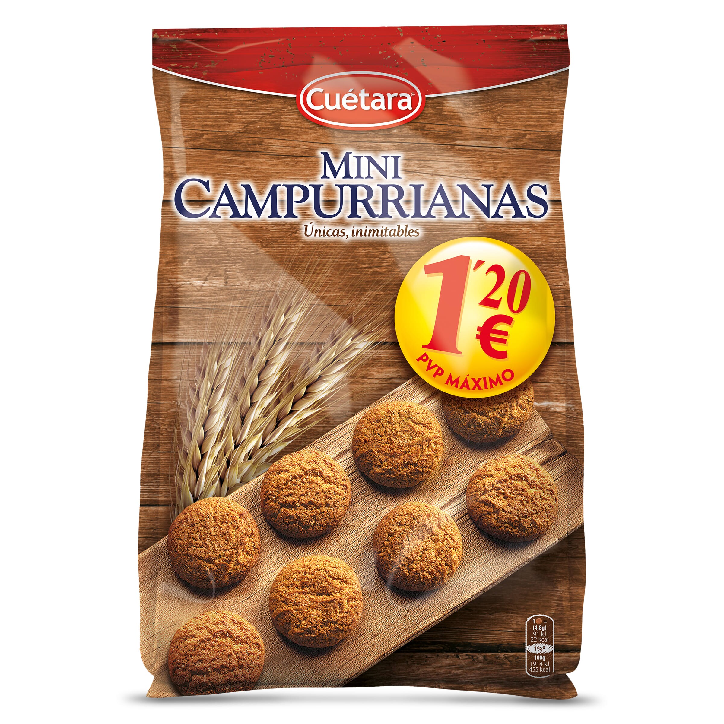 CUETARA galletas mini campurrianas bolsa 280 gr