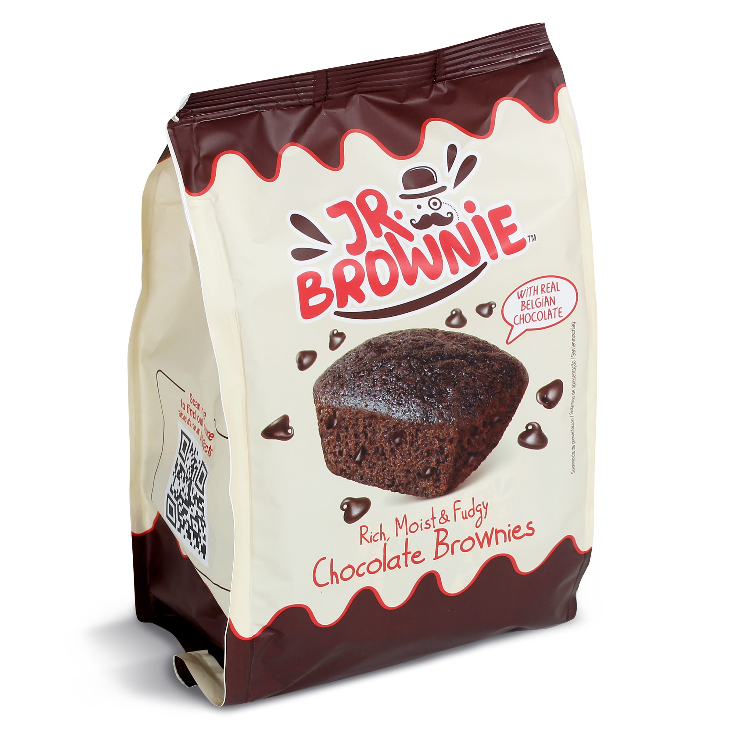JR BROWNIE chocolate brownies bolsa 200 gr