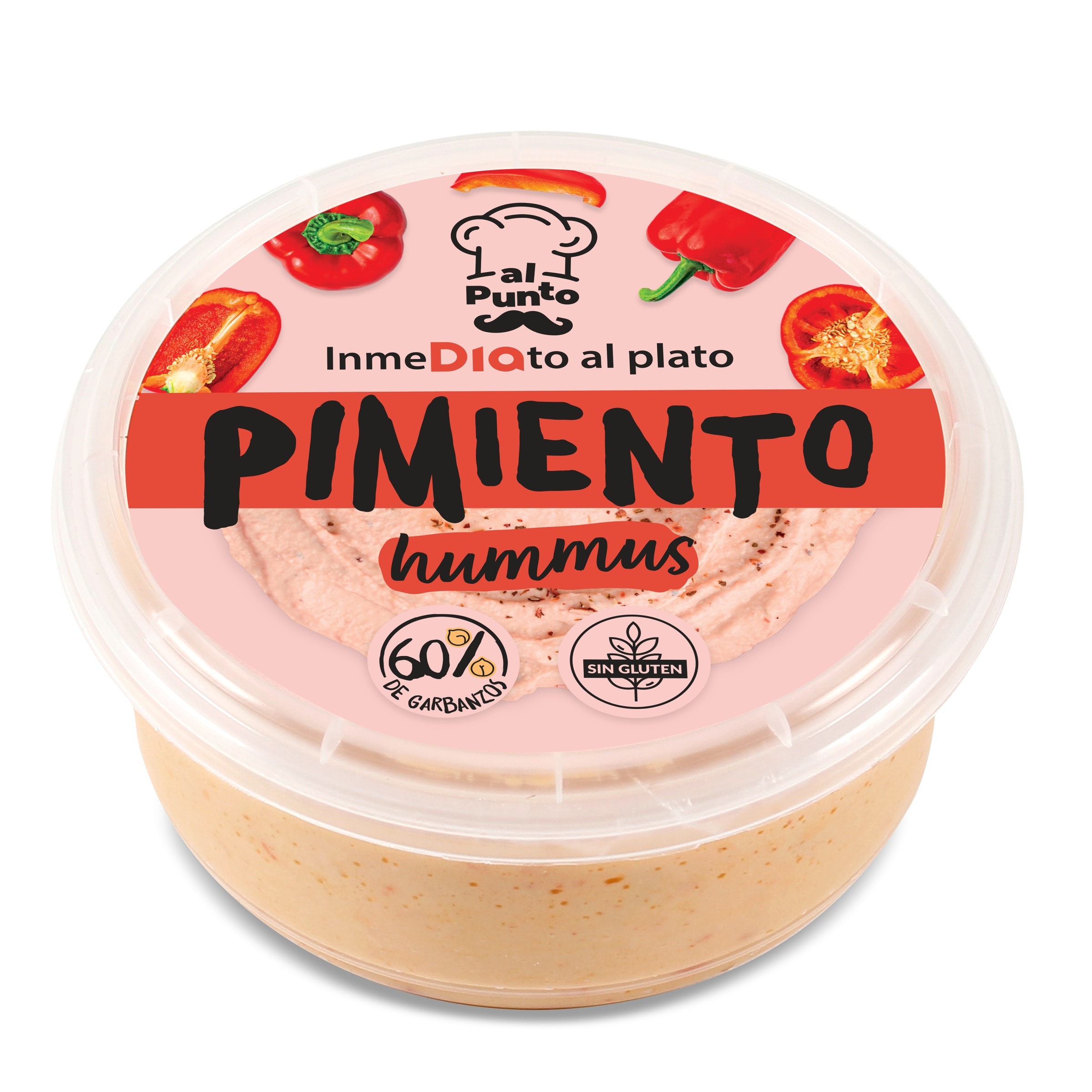 DIA AL PUNTO hummus de pimiento tarrina 220 gr