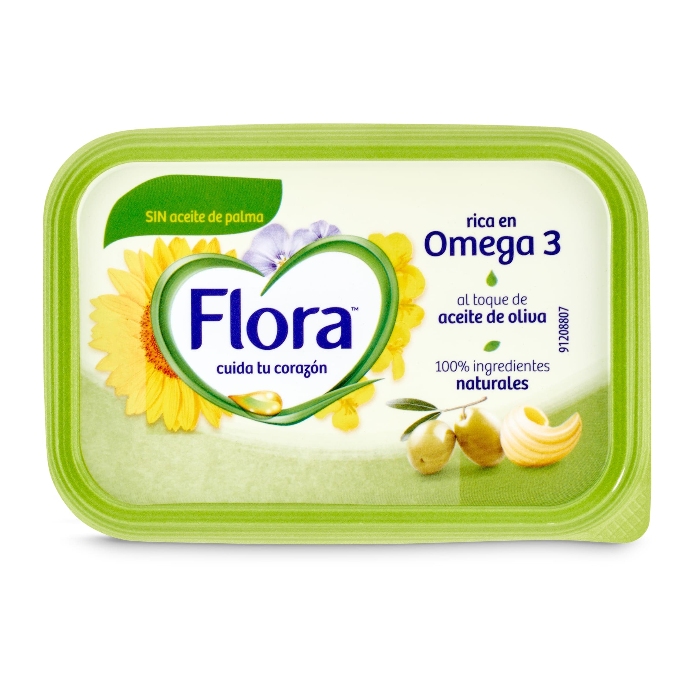 Margarina con un toque de aceite de oliva FLORA TARRINA 225 GR -  Supermercados DIA