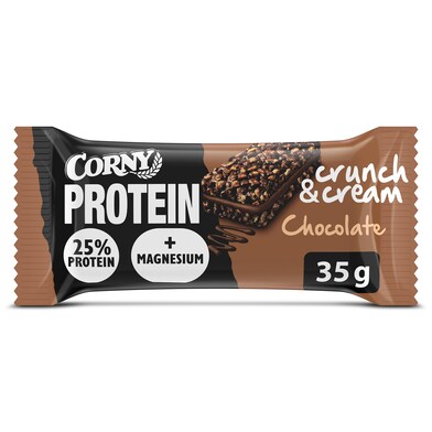Barritas de cereales con cacahuetes y cacao Corny bolsa 35 g-0 Barritas de cereales con cacahuetes y cacao Corny bolsa 35 g-0