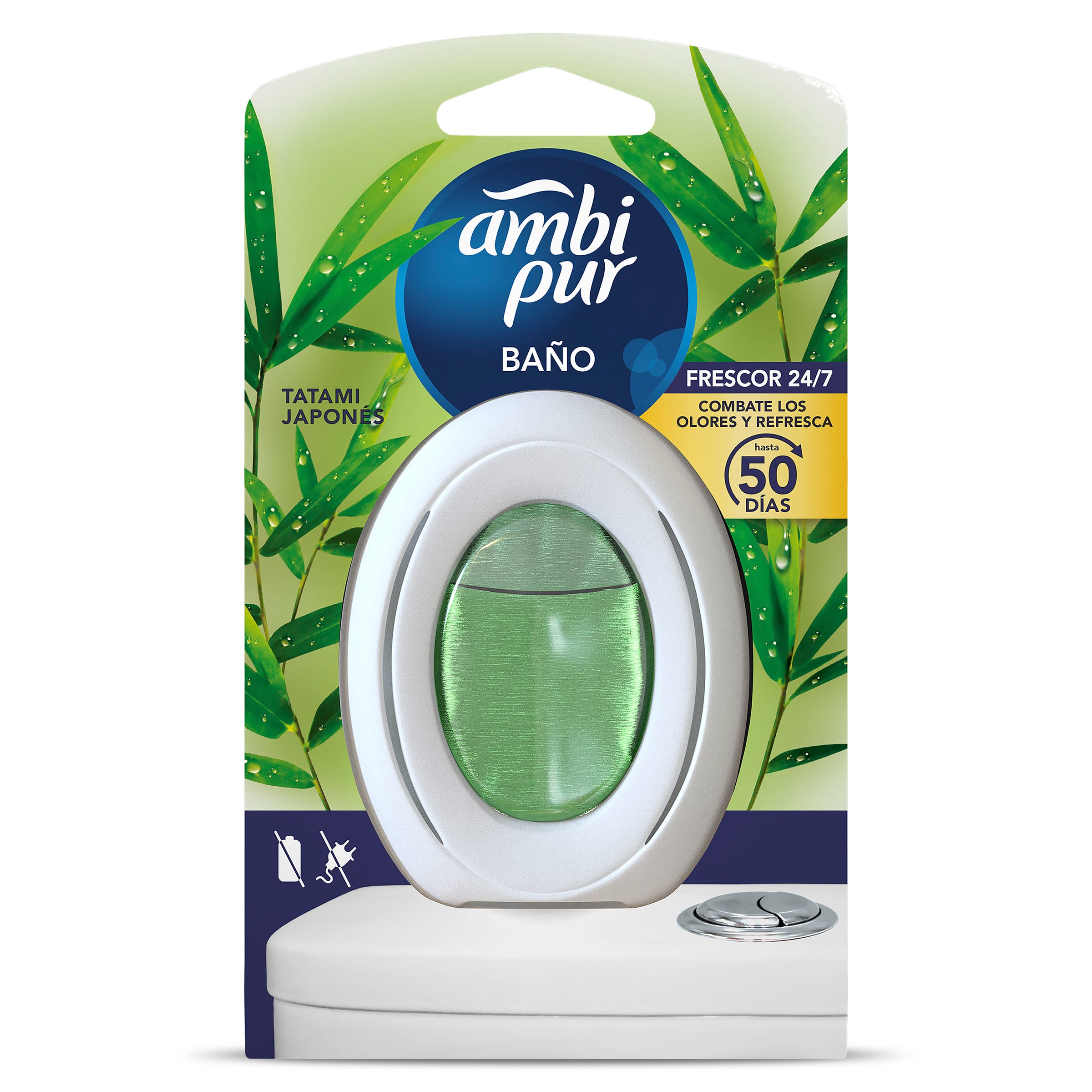 Ambientador baño aroma tatami japonés Ambipur caja 1 unidad