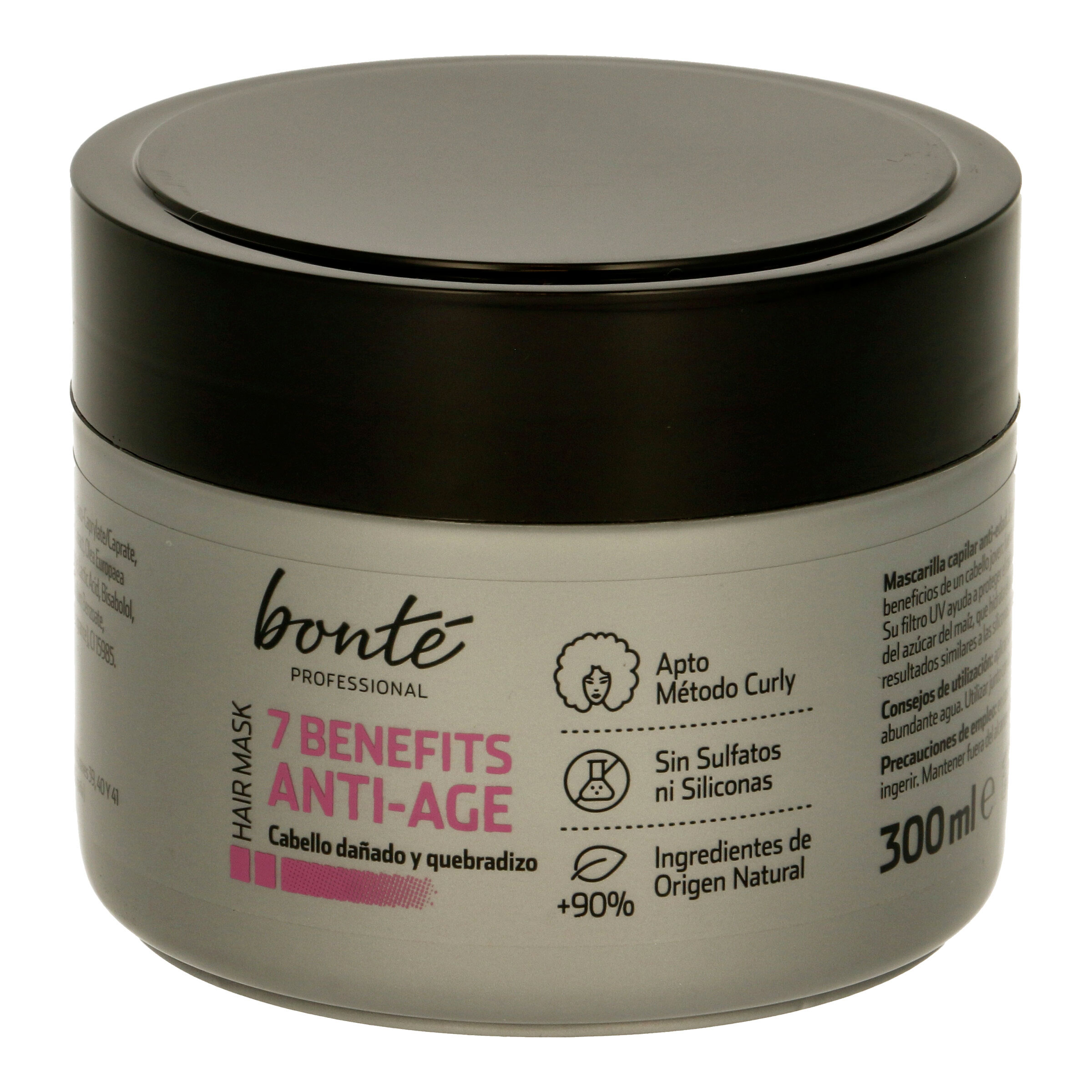 BONTE mascarilla capilar antiedad tarro 300 ml