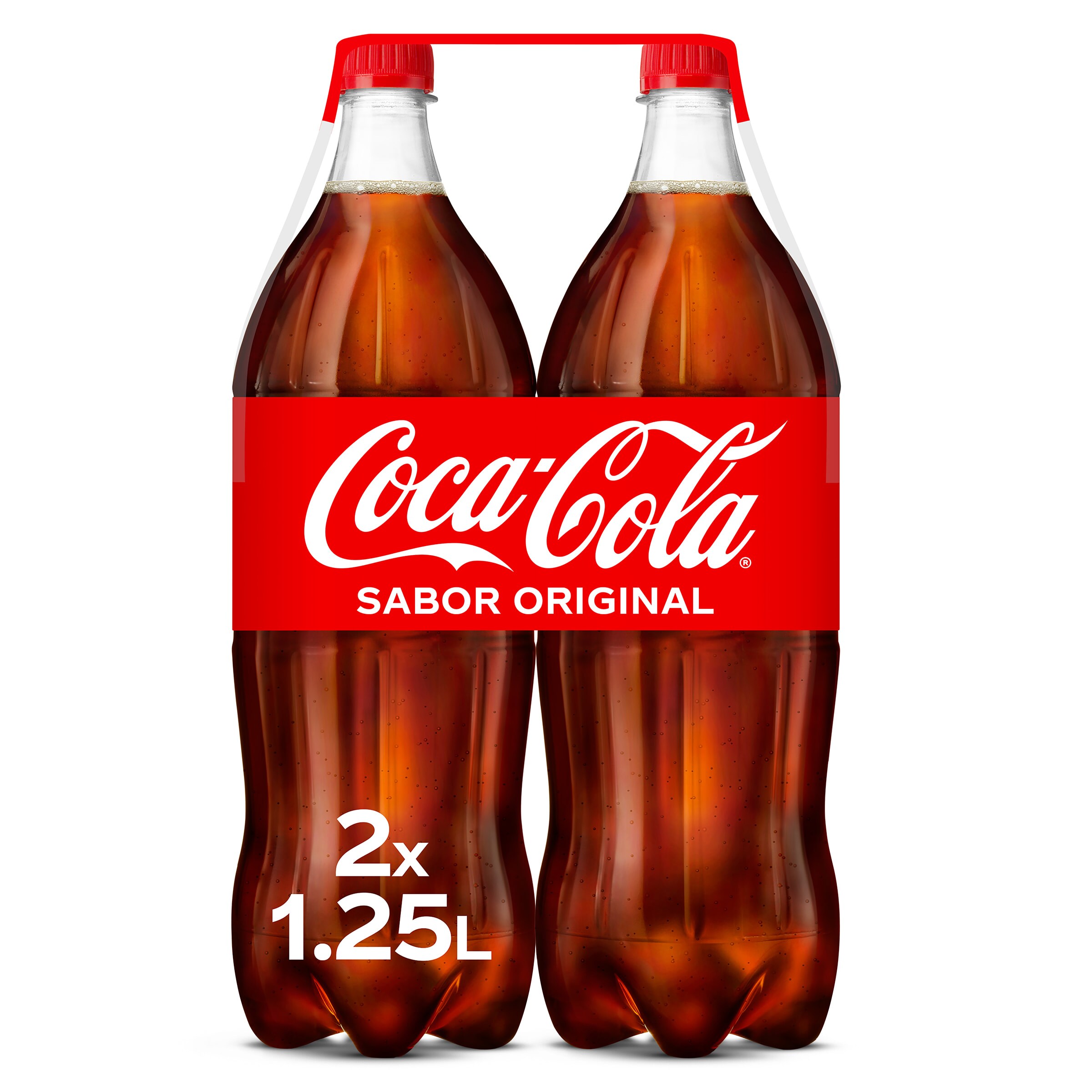 Refresco de cola clásica Coca-Cola botella 2 x 1.25 l