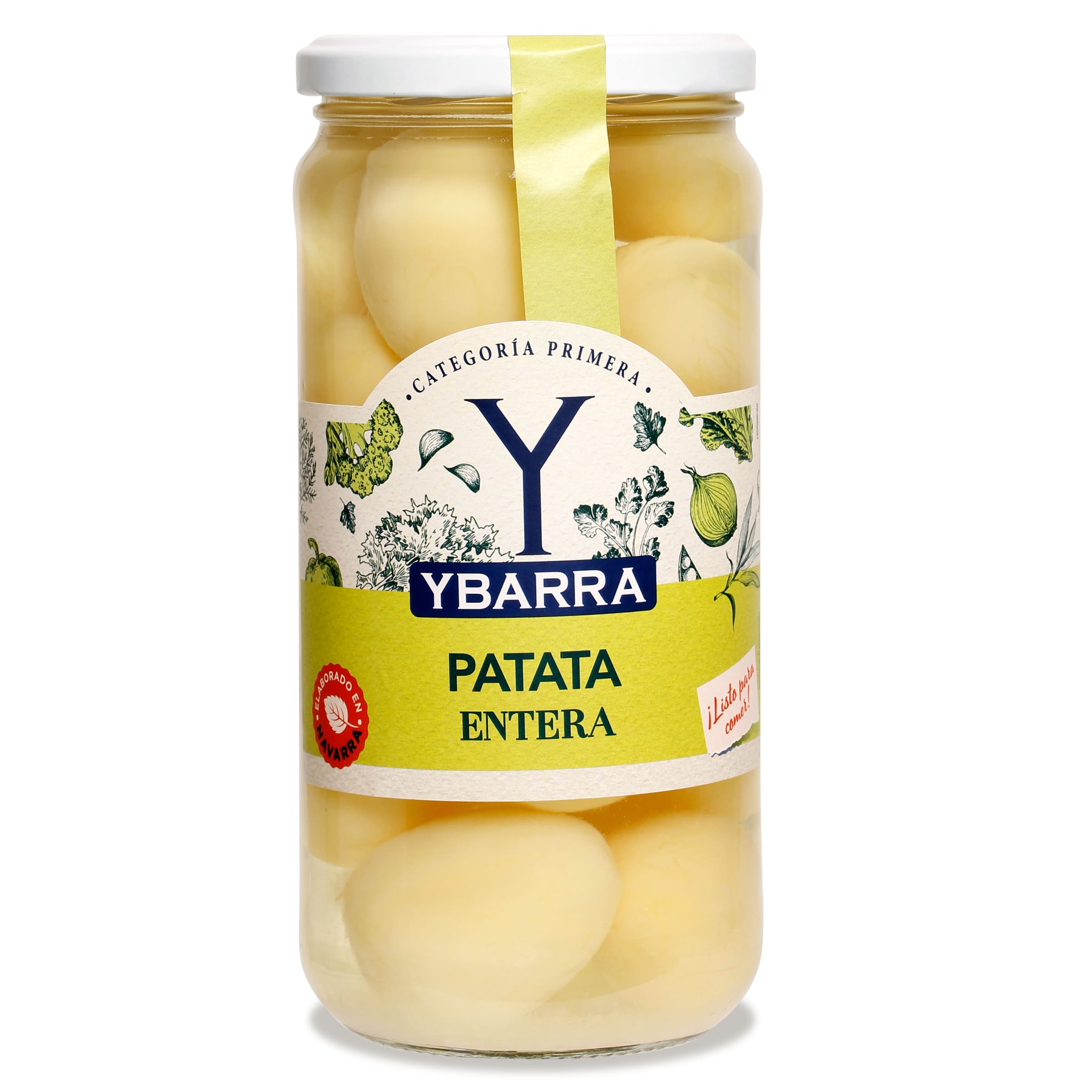YBARRA patata entera frasco 400 gr