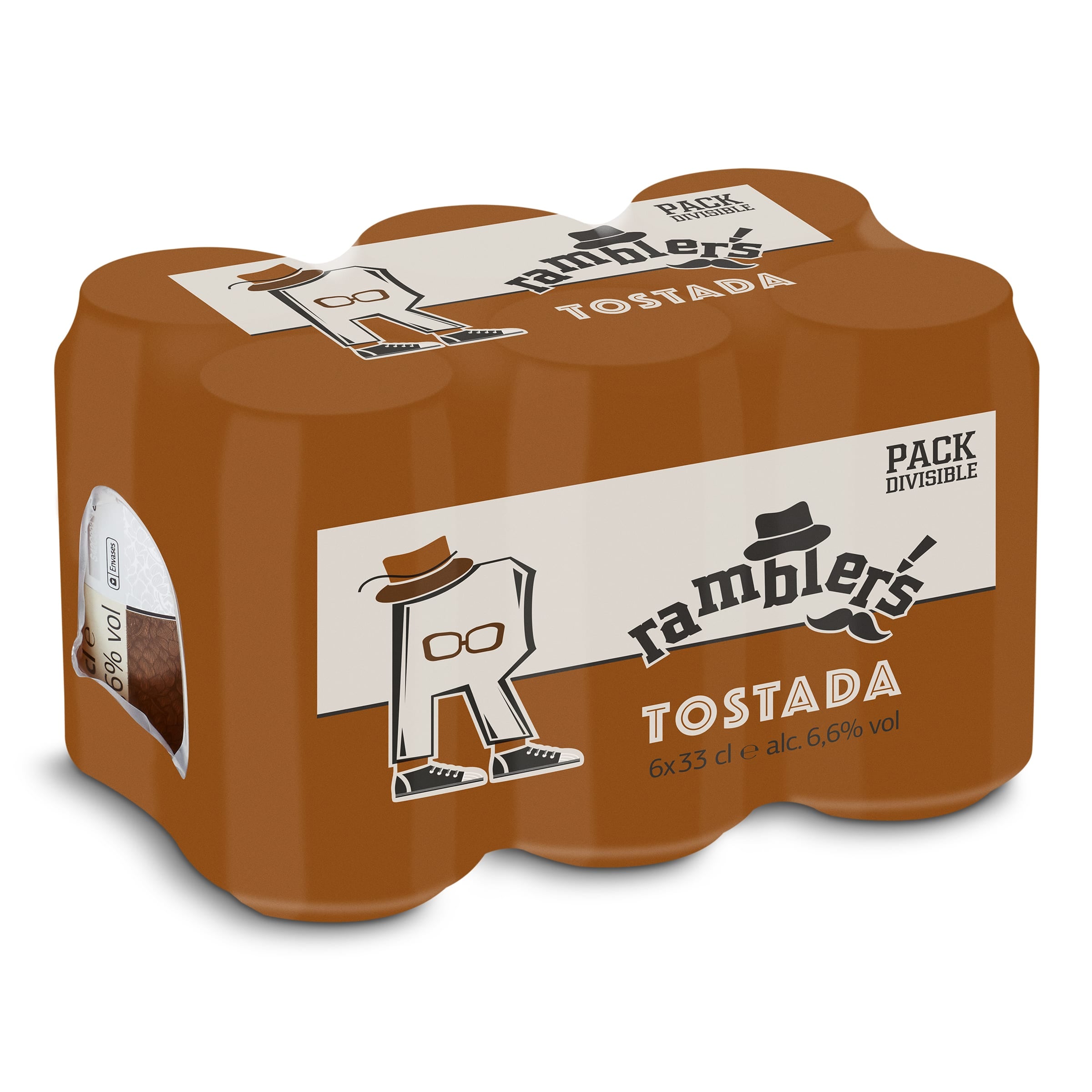 Cerveza tostada Ramblers de Dia pack 6 x 33 cl