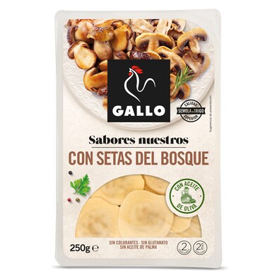 Pasta fresca rellena con setas del bosque Gallo 250 g-0 Pasta fresca rellena con setas del bosque Gallo 250 g-0