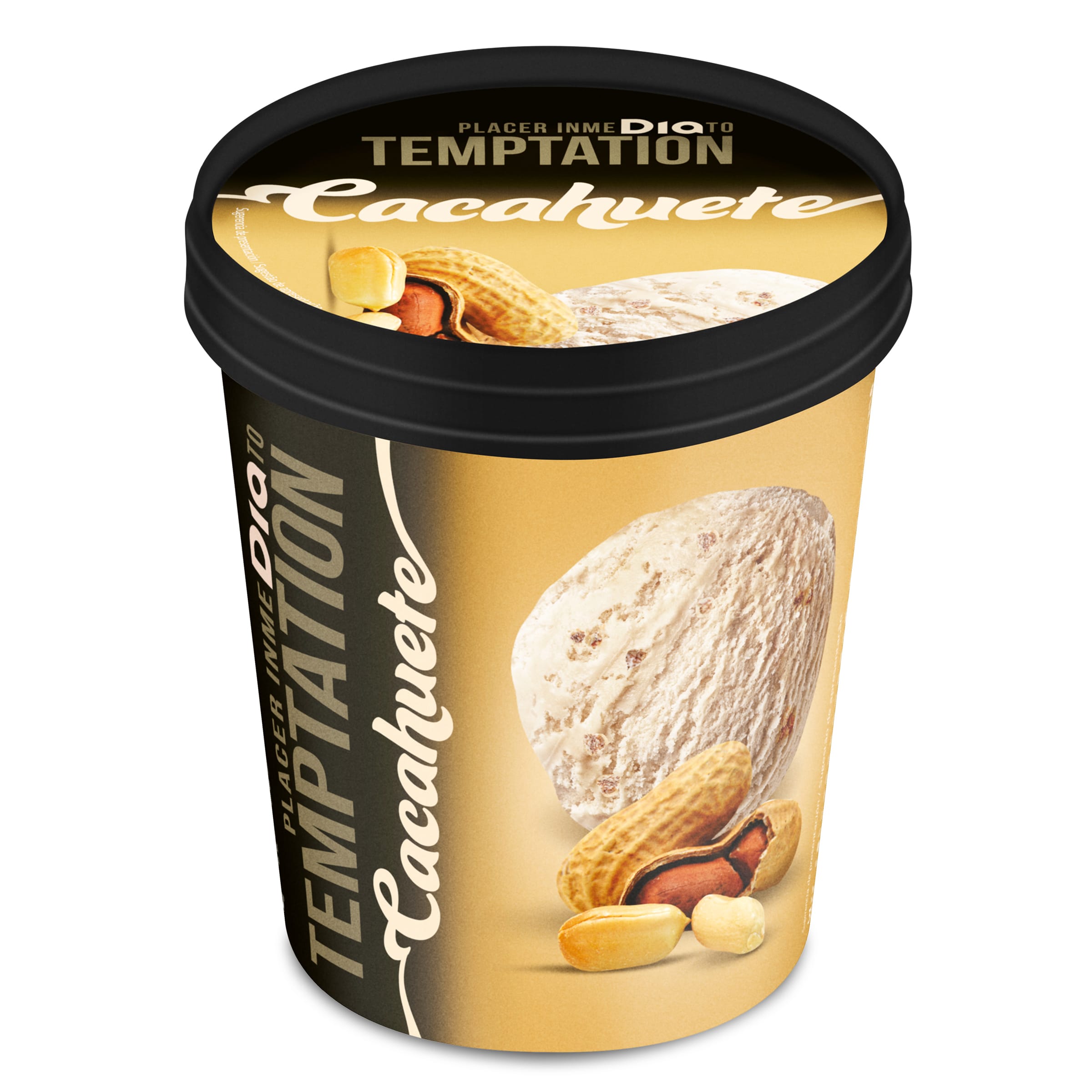 DIA TEMPTATION helado de cacahuete tarrina 350 gr