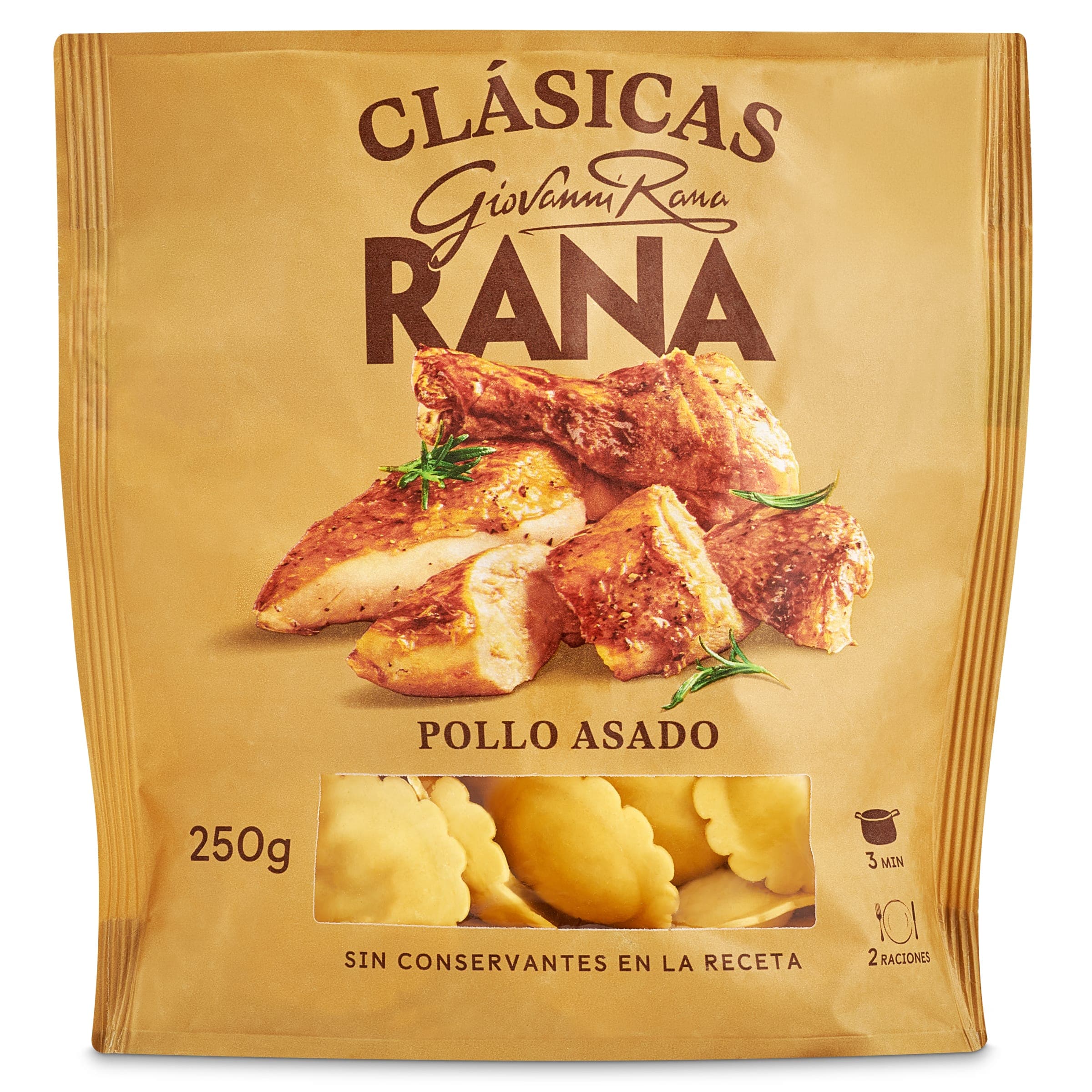 Ravioli de pollo asado Rana 250 g