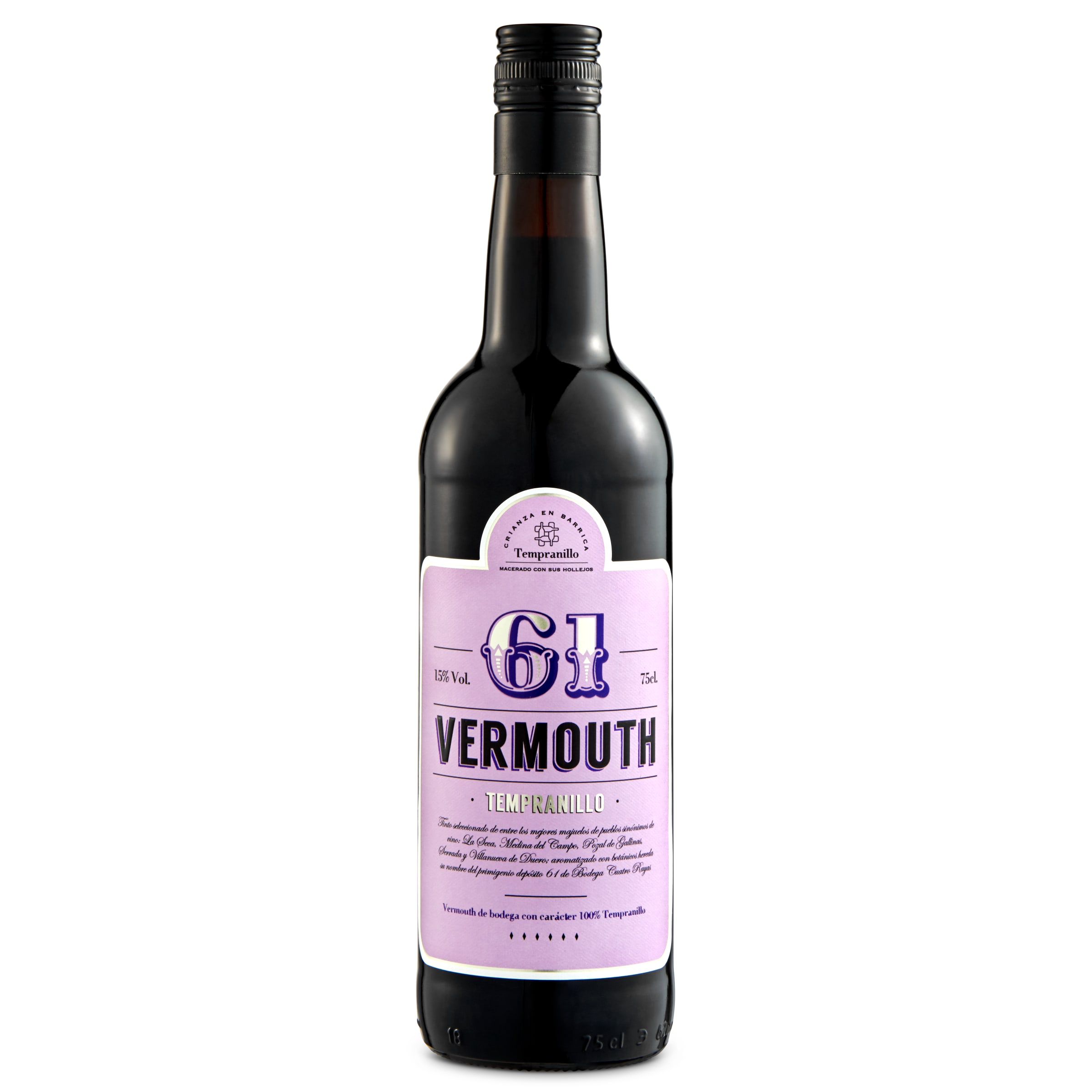 61 vermouth rojo tempranillo botella 75 cl