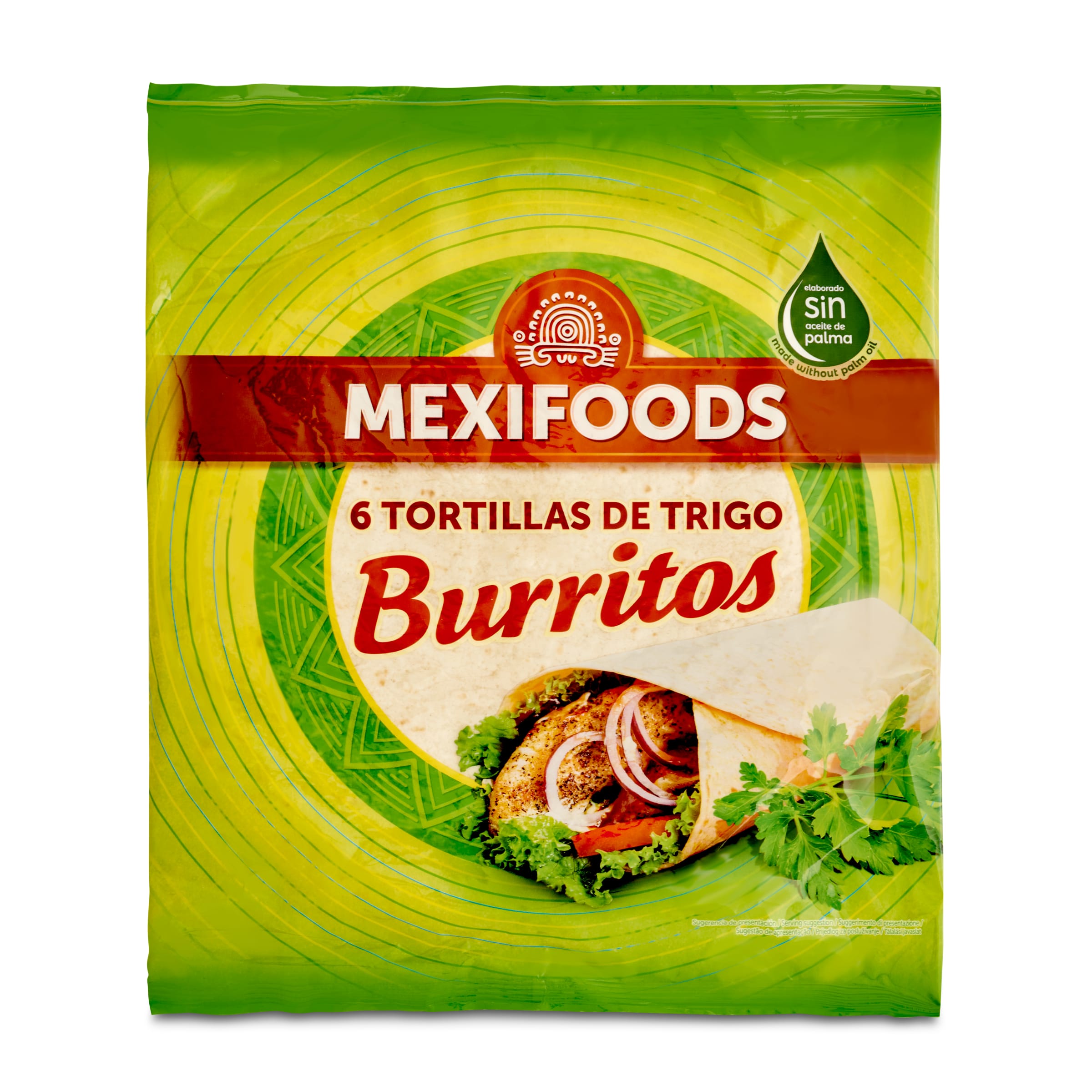 MEXIFOODS tortillas de trigo para burrito bolsa 6 uds 370 gr