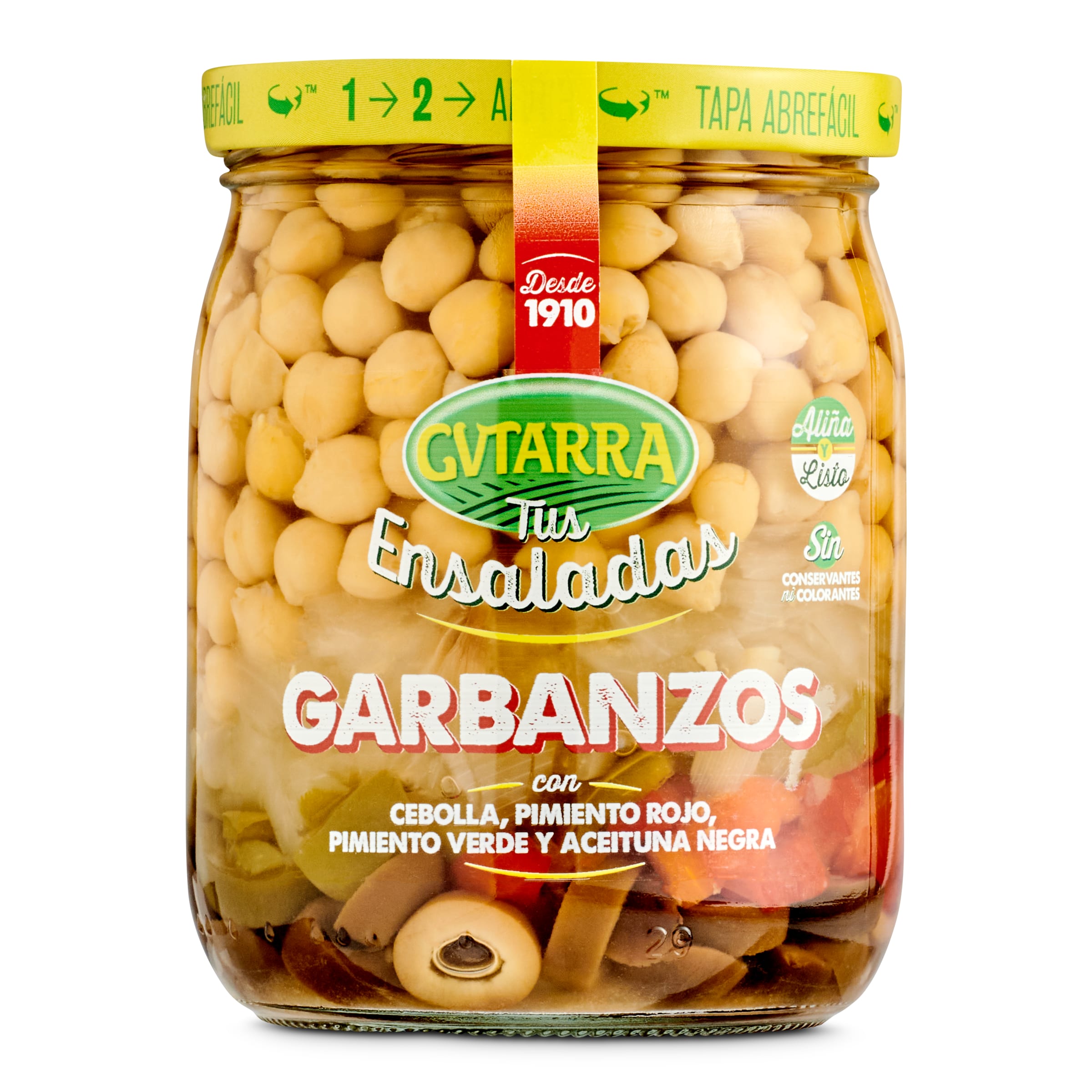 GVTARRA tus ensaladas garbanzos frasco 335 gr