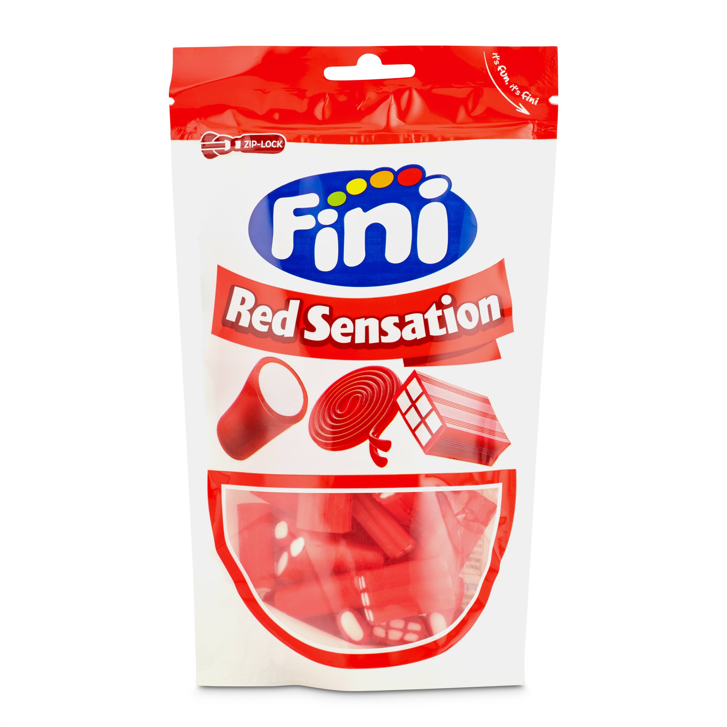 FINI golosinas sensation red mix bolsa 180 gr