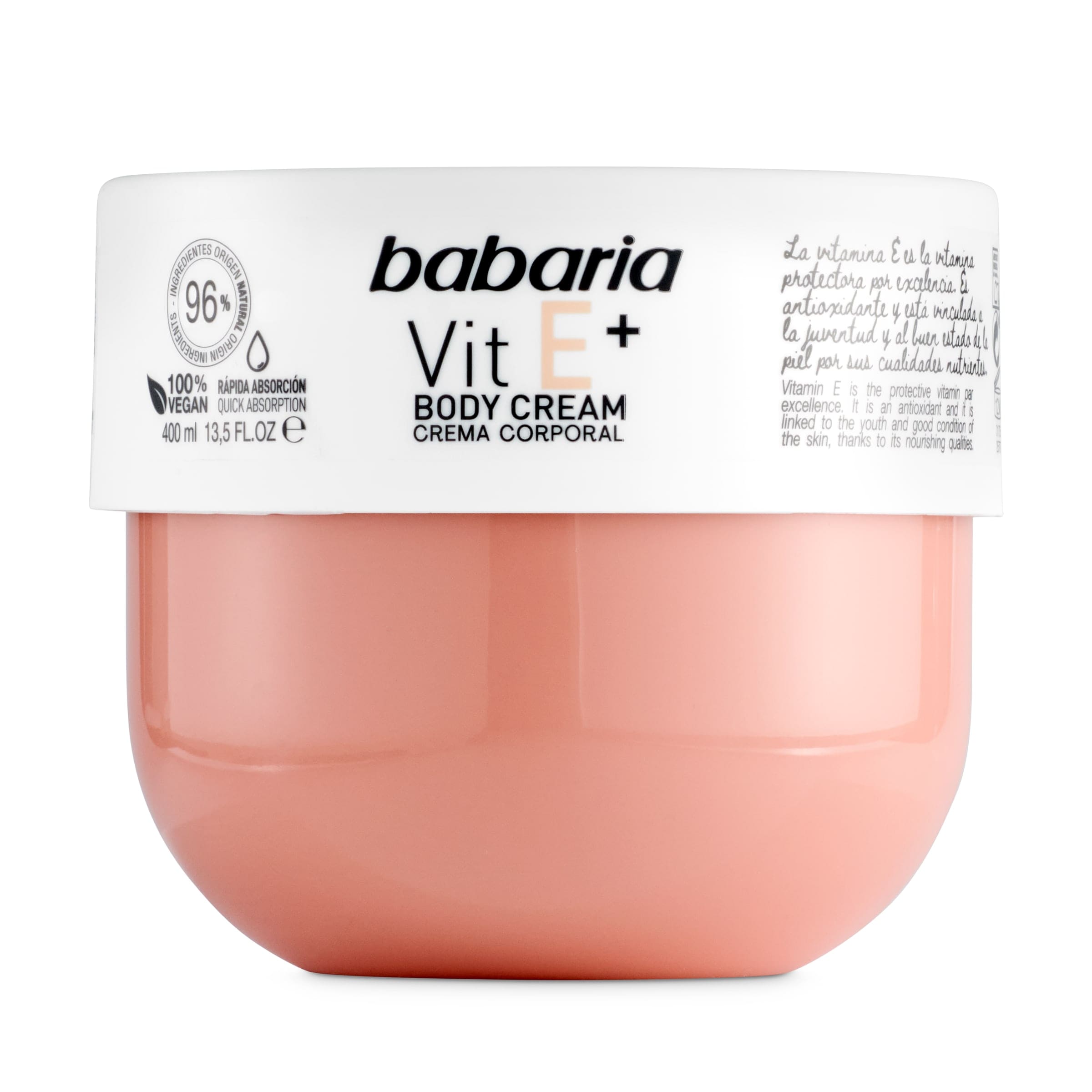 Crema corporal vitamina e Babaria bote 400 ml - Supermercados DIA