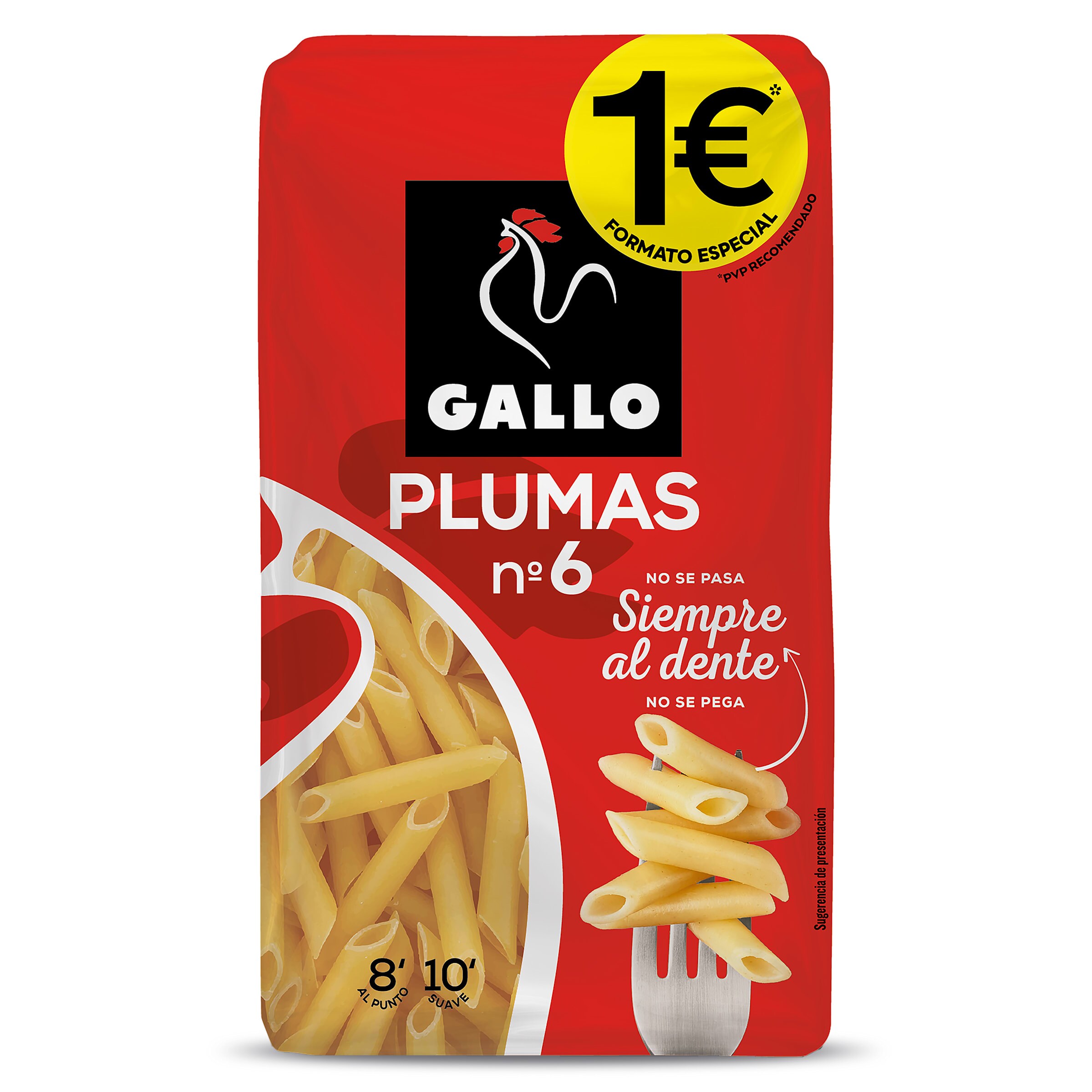 Plumas nº 6 Gallo bolsa 400 g