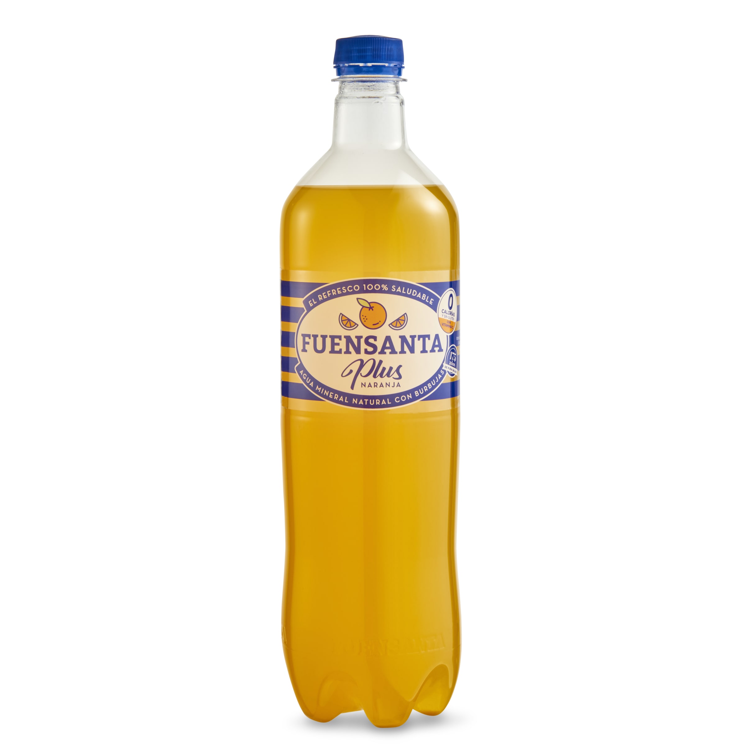 FUENSANTA refresco de naranja botella 1 lt