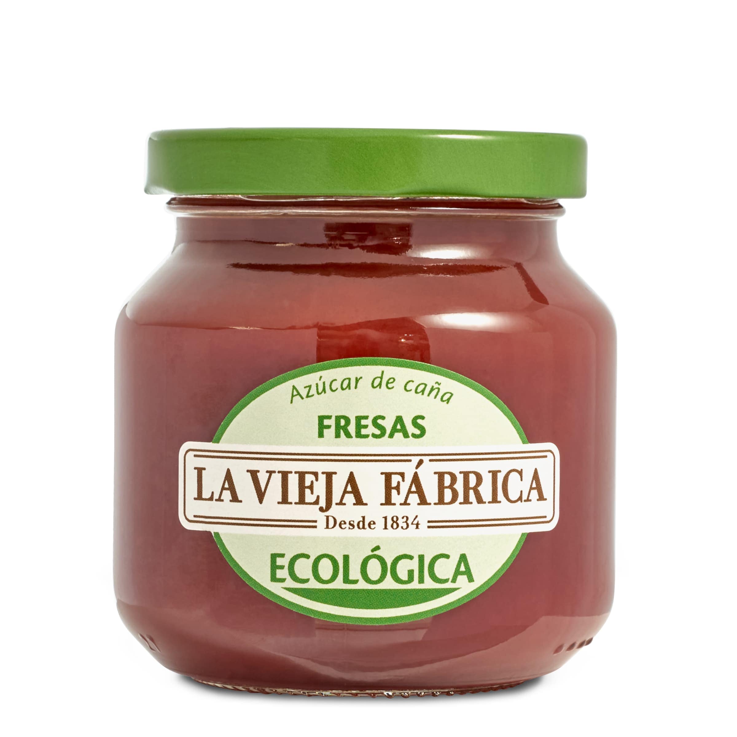 LA VIEJA FABRICA mermelada de fresas ecológica frasco 280 gr