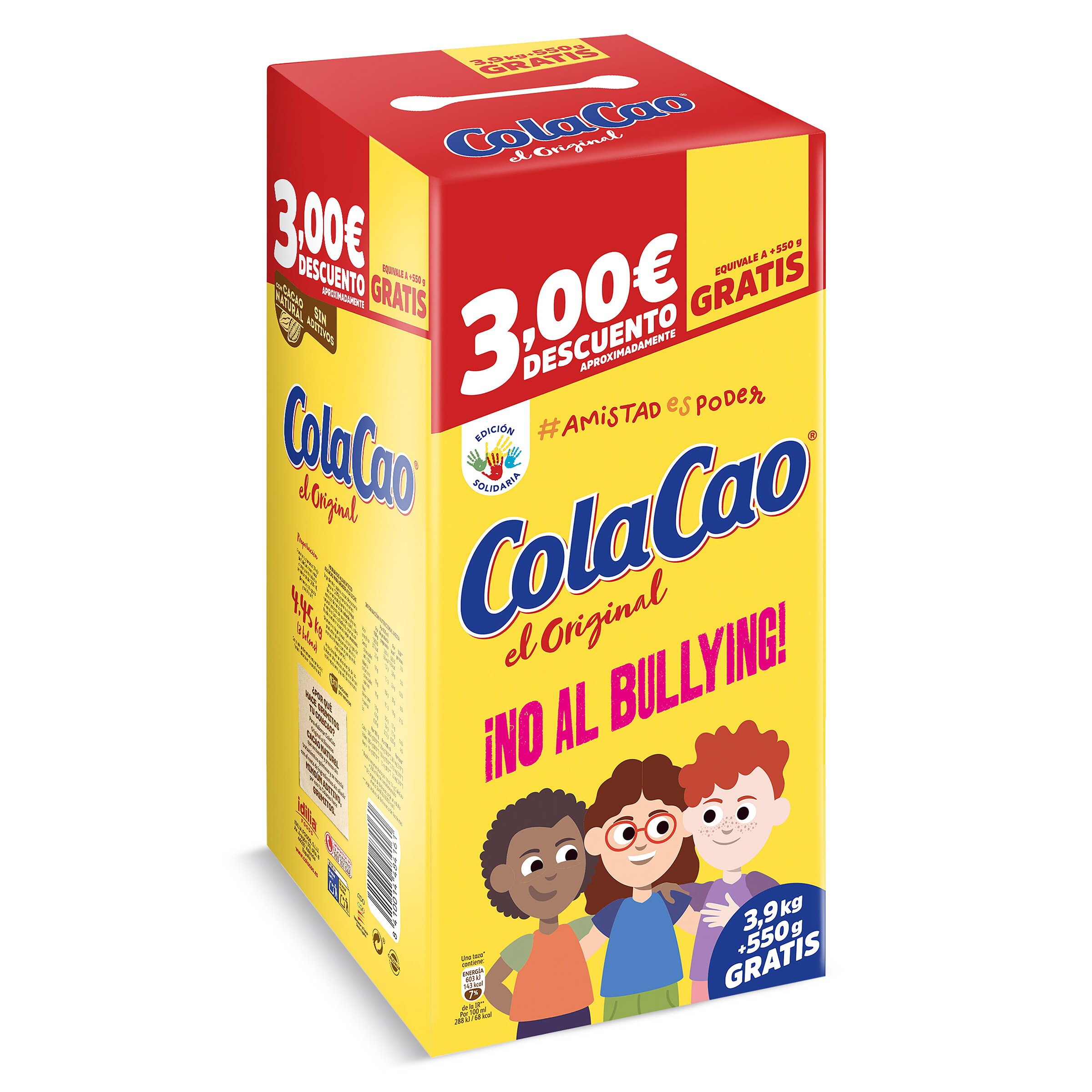 COLACAO cacao soluble original caja 4.45 Kg
