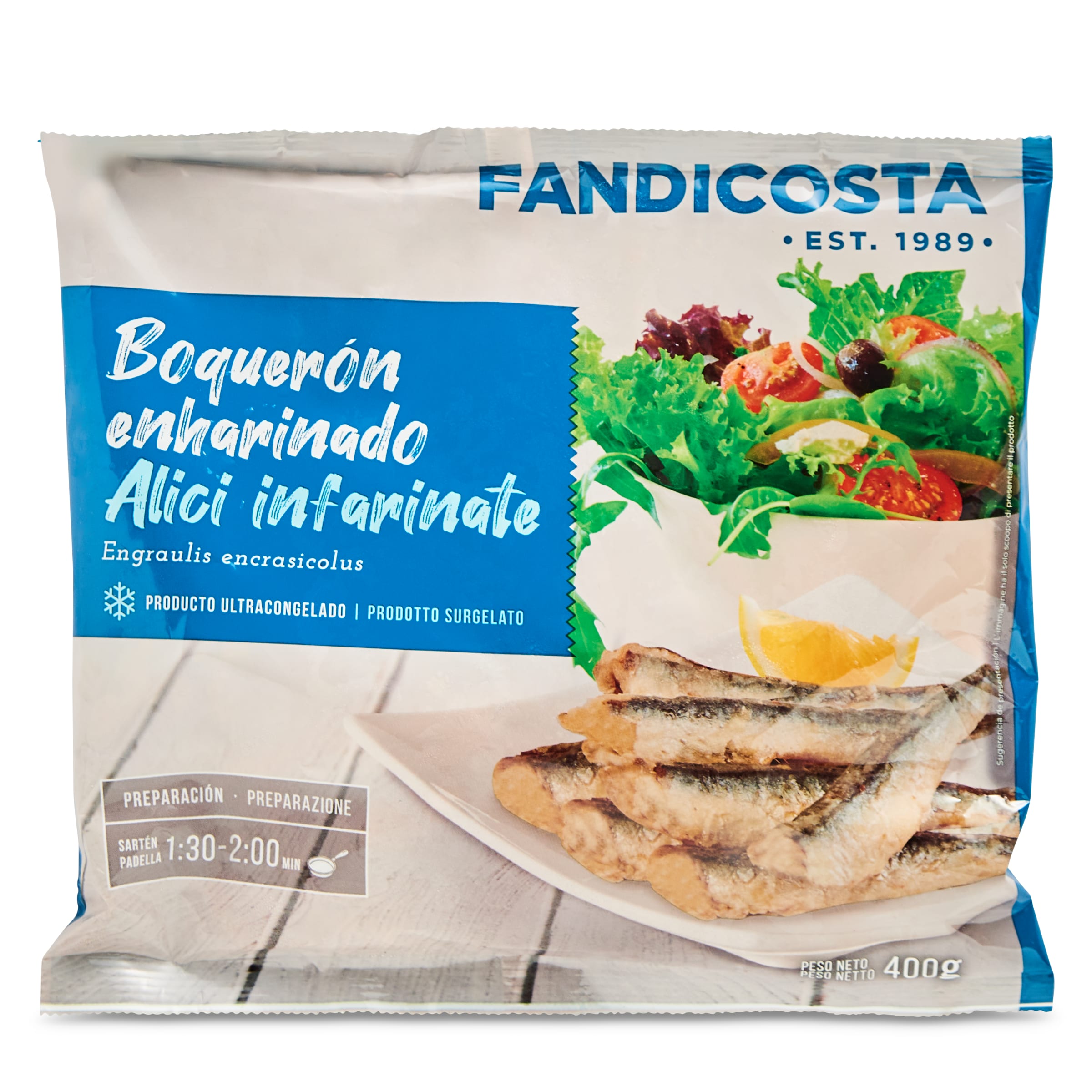 FANDICOSTA boquerón enharinado bolsa 400 gr