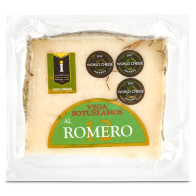 Queso de oveja al romero Vega Sotuélamos 170 g-0 Queso de oveja al romero Vega Sotuélamos 170 g-0