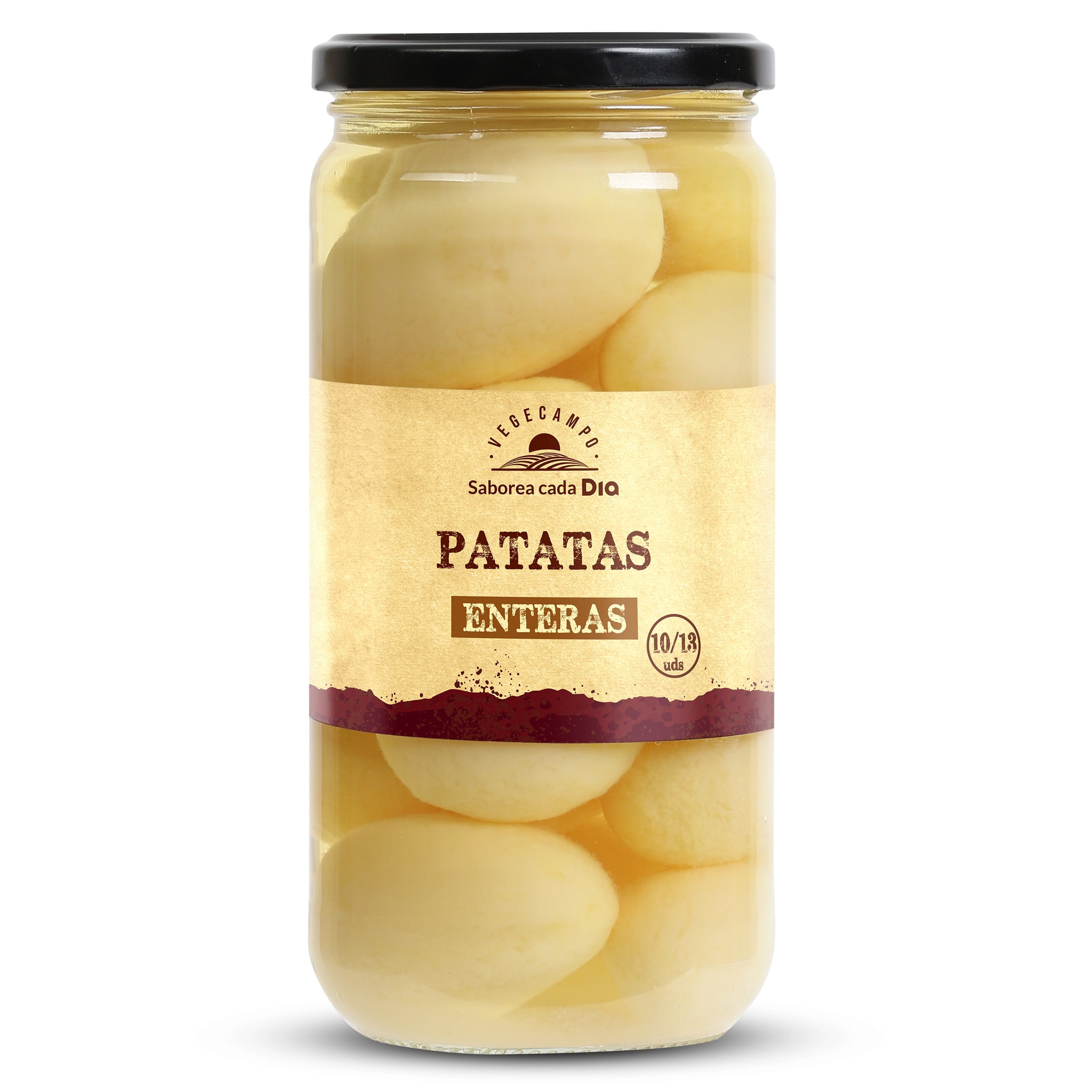 Patatas cocidas enteras Vegecampo de Dia frasco 400 g