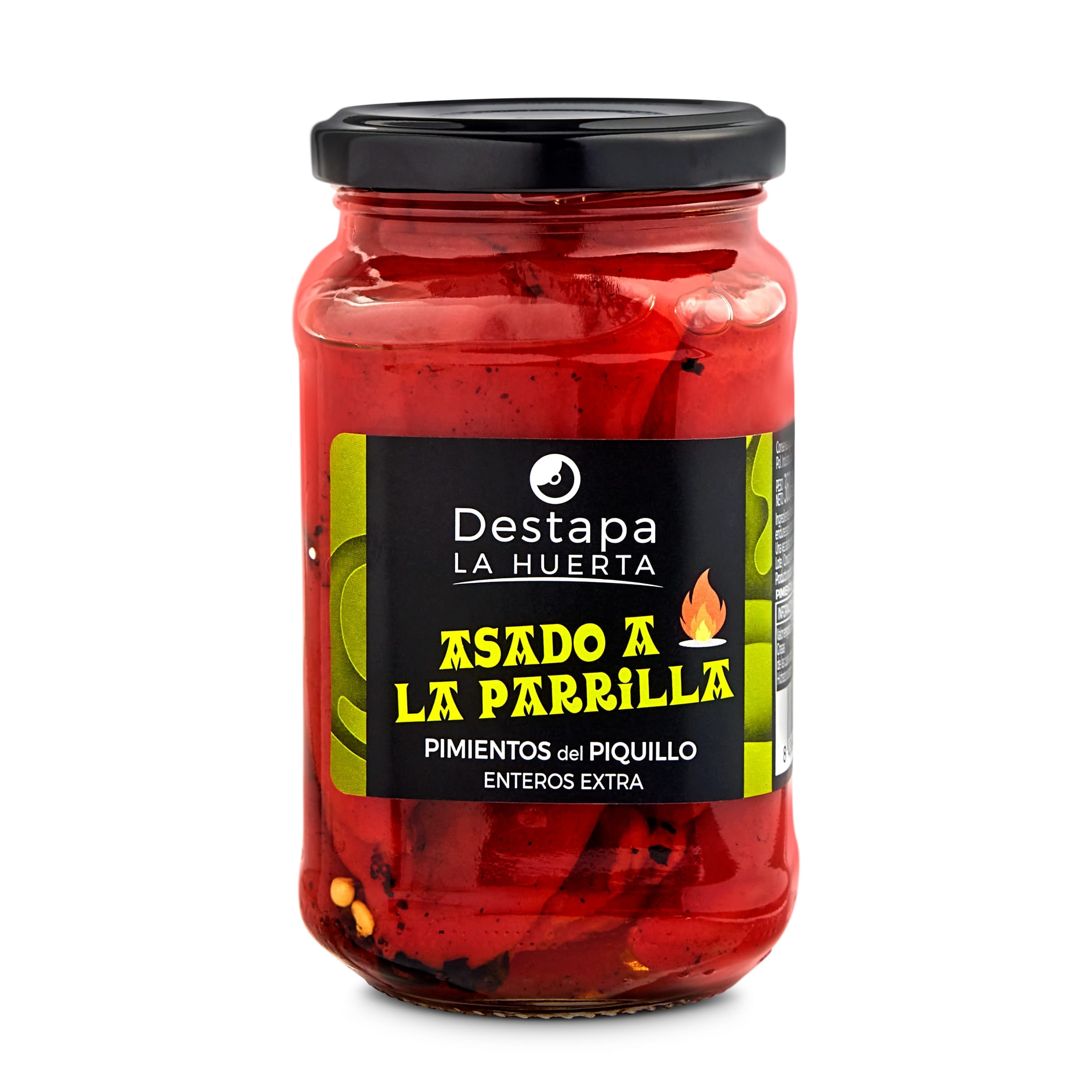 DESTAPA pimientos del piquillo asado a la parrilla frasco 295 gr