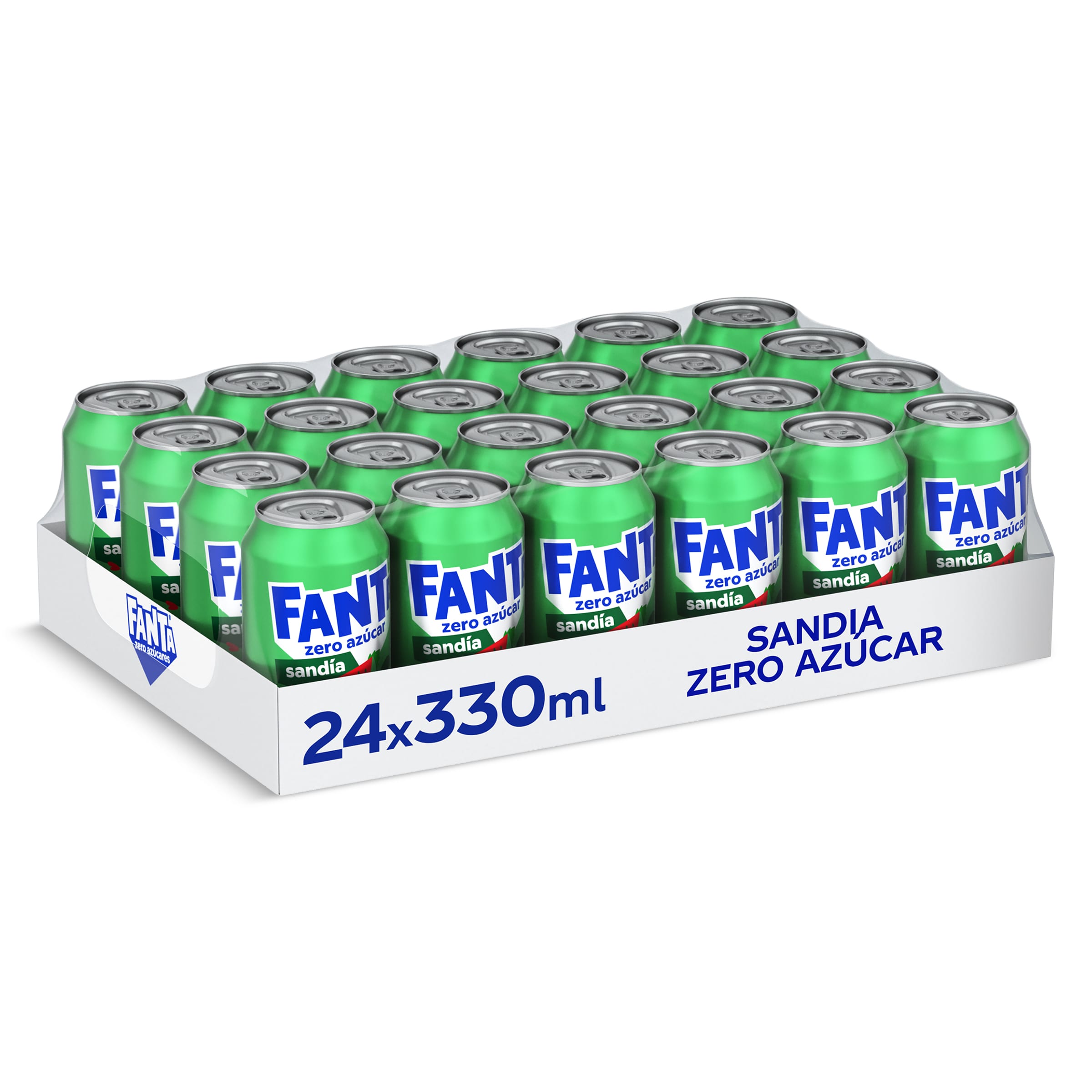 Refresco de sandía zero azúcares Fanta pack 24 x 33 cl