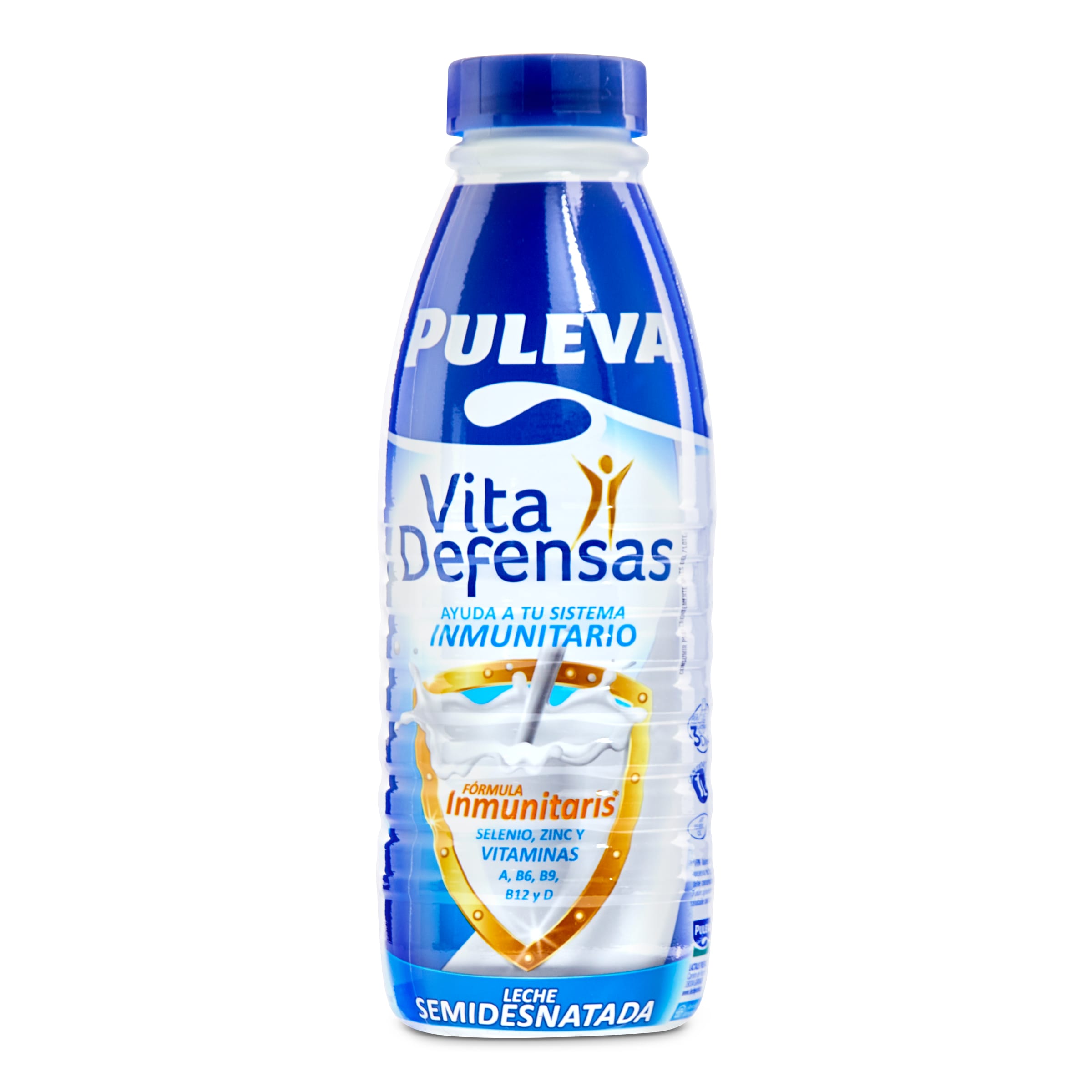 PULEVA leche semidesnatada vita defensas botella 1 lt