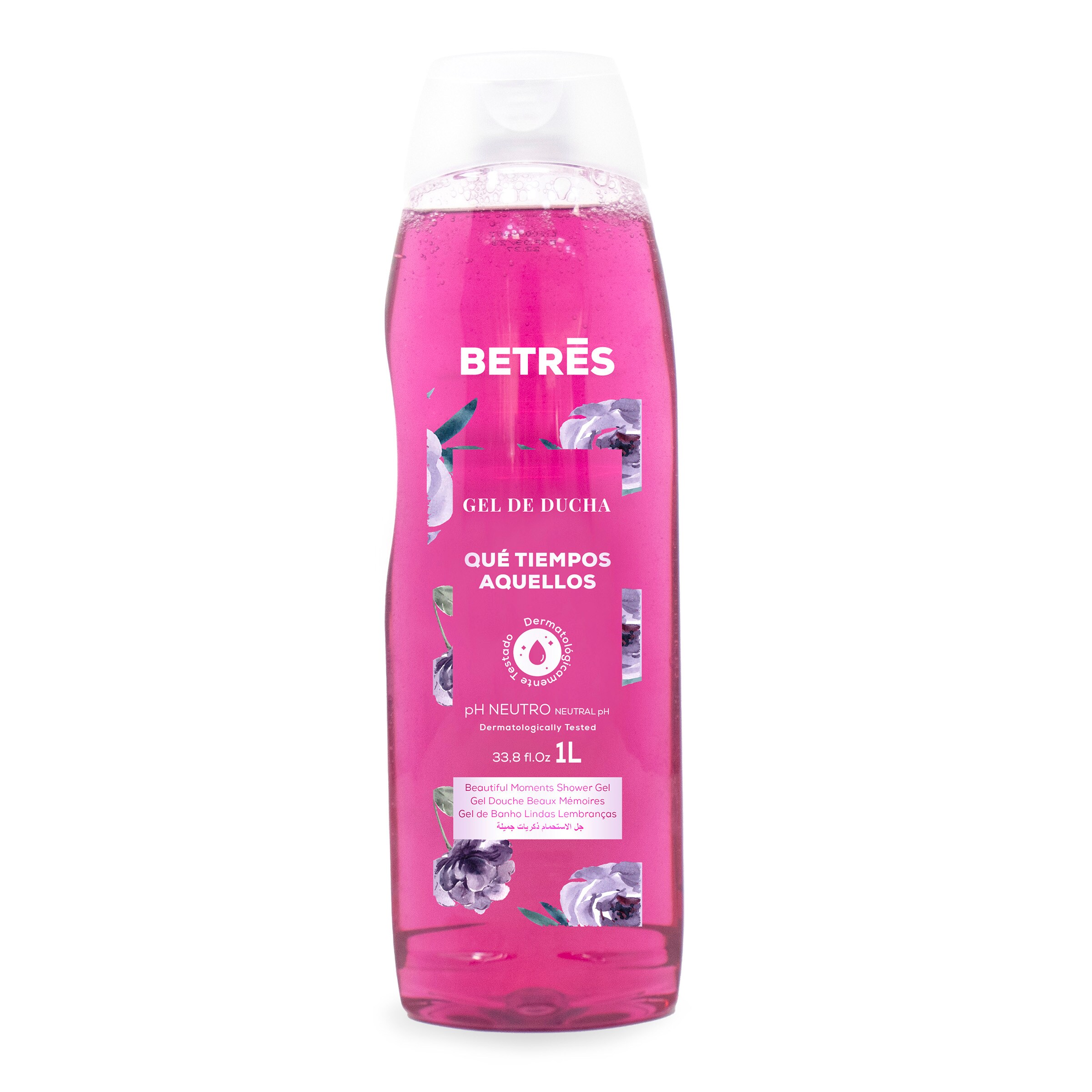BETRES  gel de ducha qué tiempos aquellos bote 1000 ml