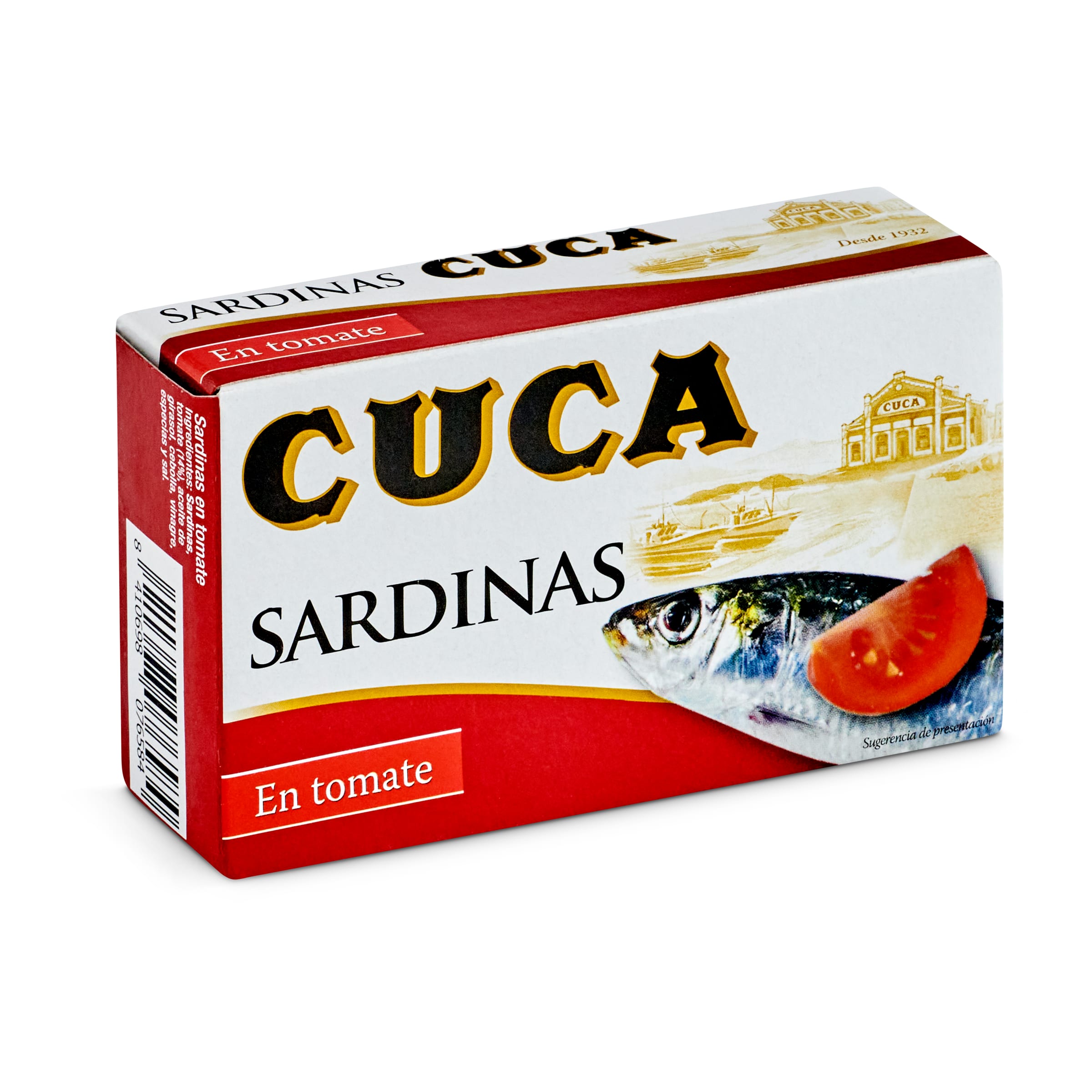CUCA sardinas en  tomate lata 80 gr