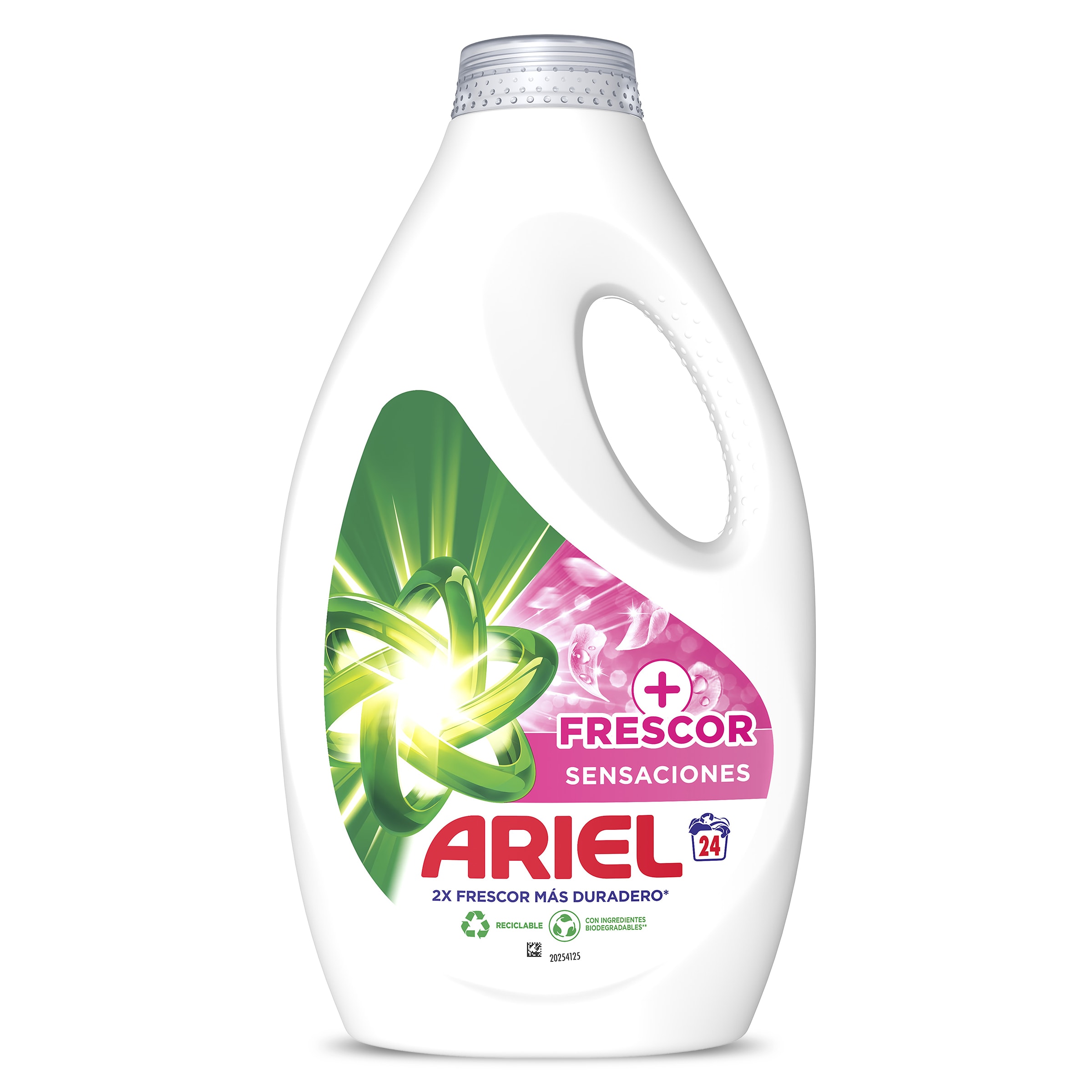 ARIEL detergente máquina líquido fresh sensations botella 22+3 lv