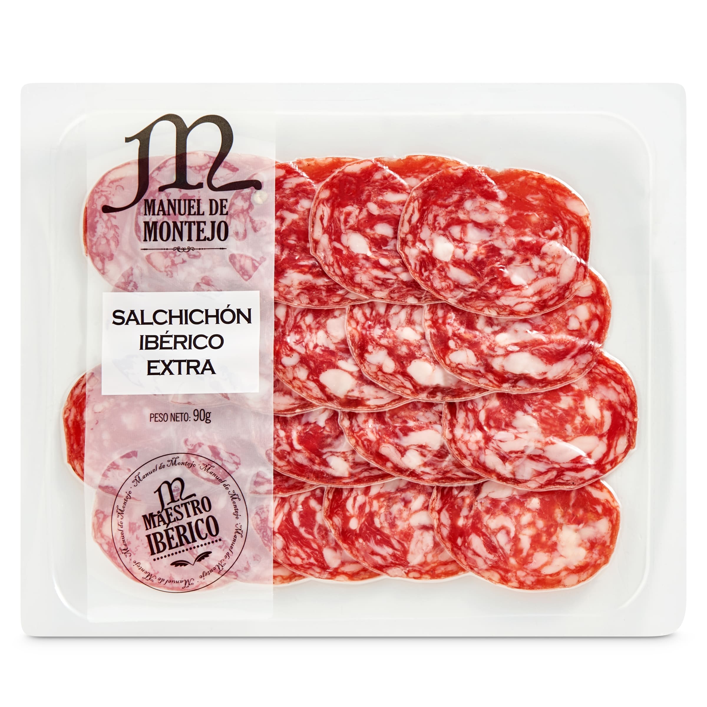 MANUEL DE MONTEJO salchichón ibérico sobre 90 gr