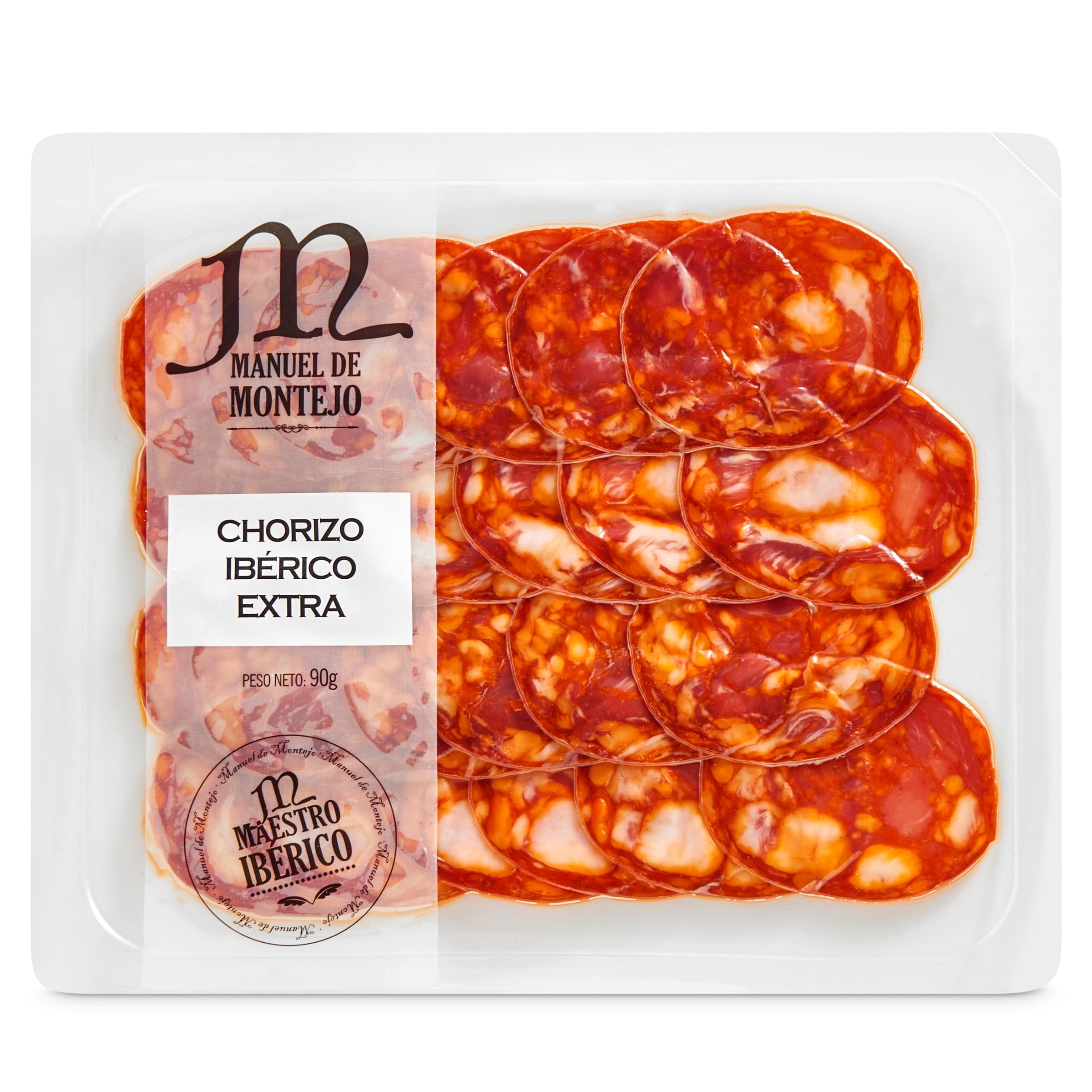 MANUEL DE MONTEJO chorizo ibérico sobre 90 gr