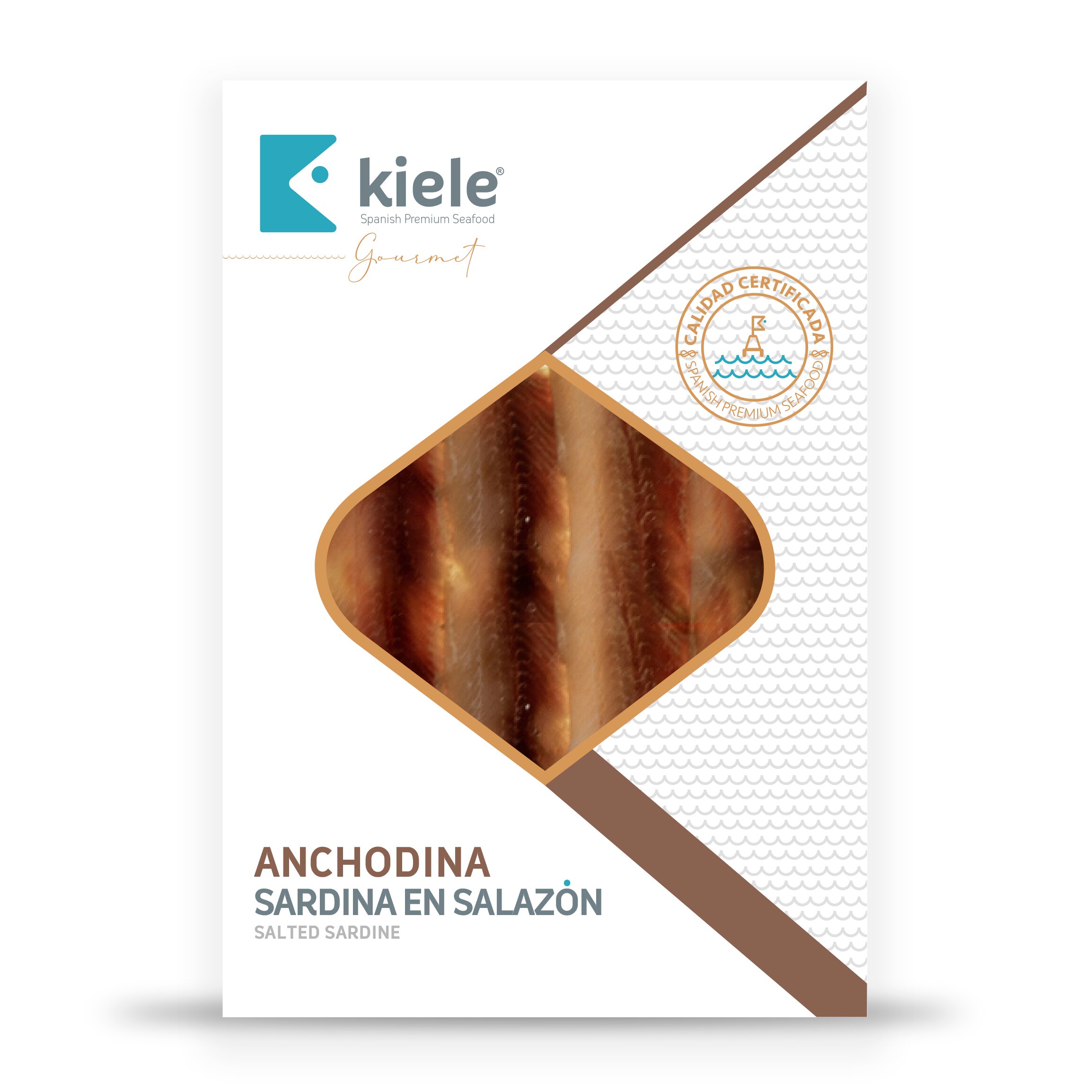 KIELE Anchodina lomos de sardinas en salazón envase 70 gr