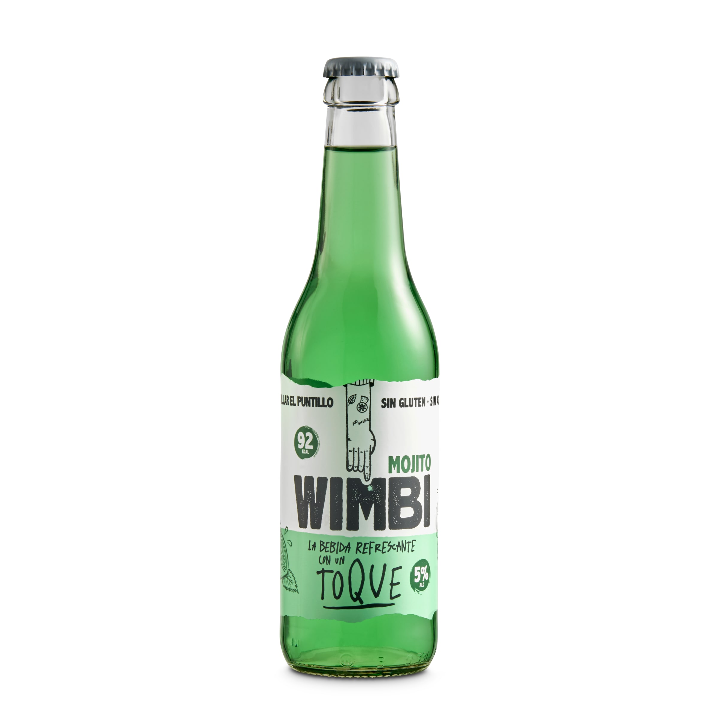 WIMBI bebida refrescante mojito botella 33 cl