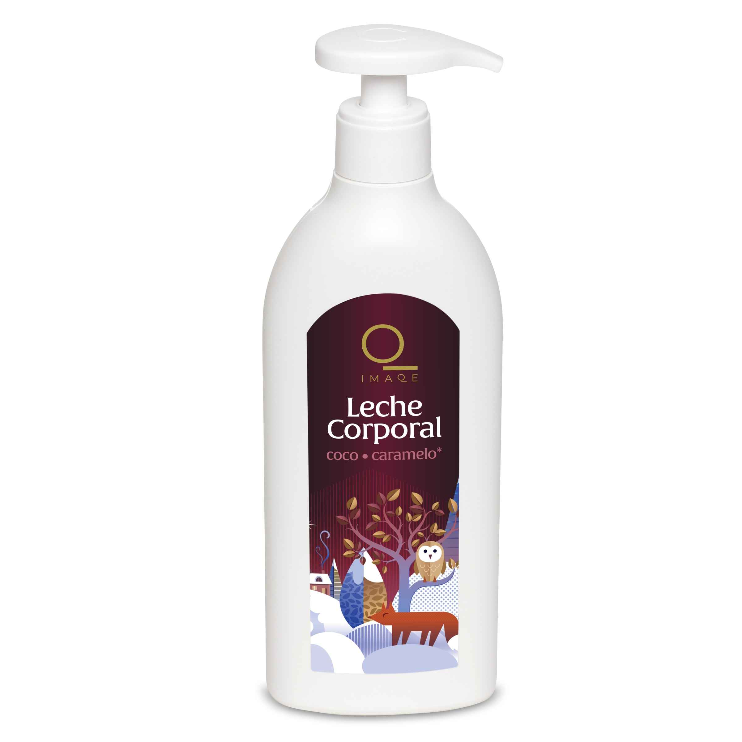 DIA IMAQE leche corporal de coco y caramelo dosificador 350 ml