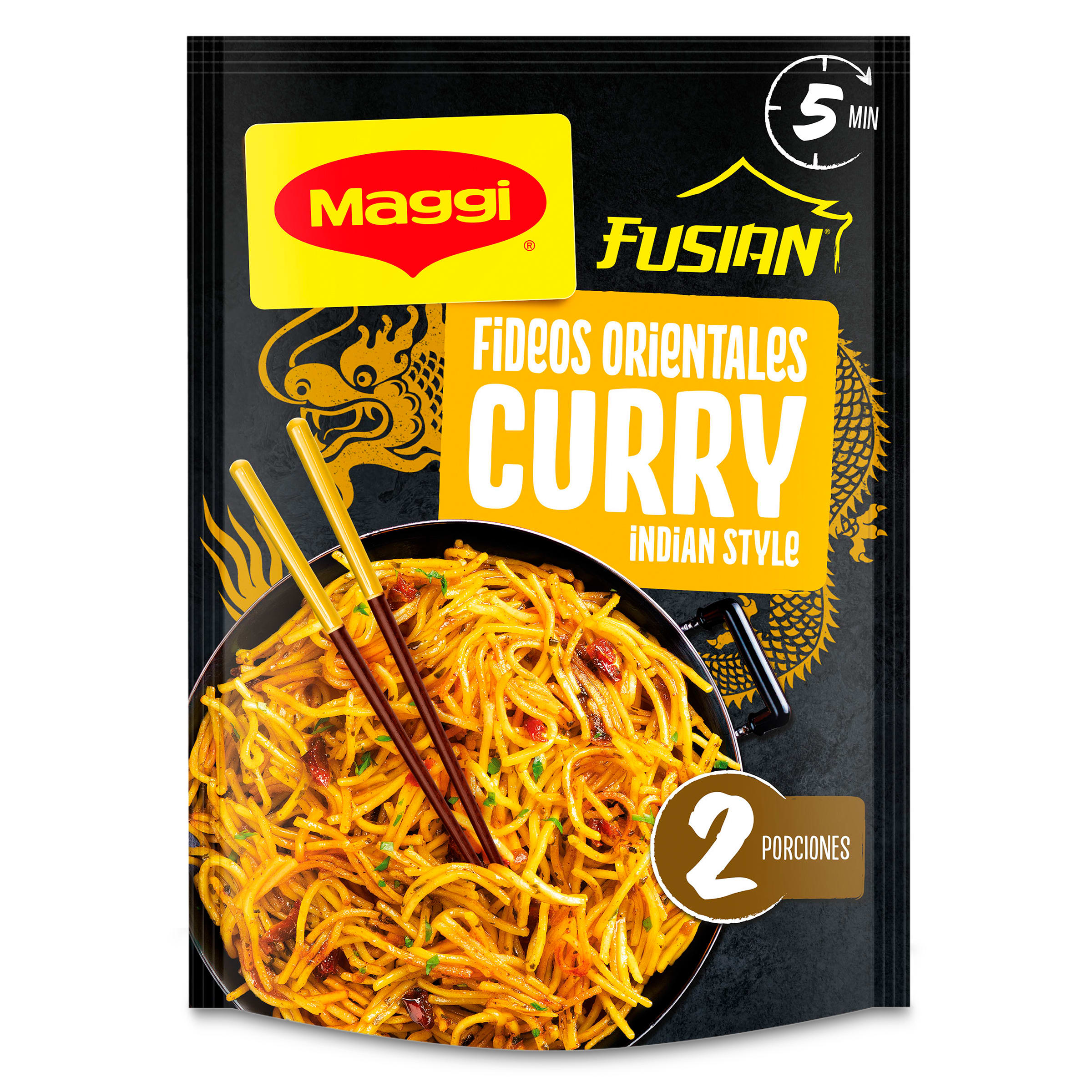 MAGGI fideos fusian India curry sobre 118 gr