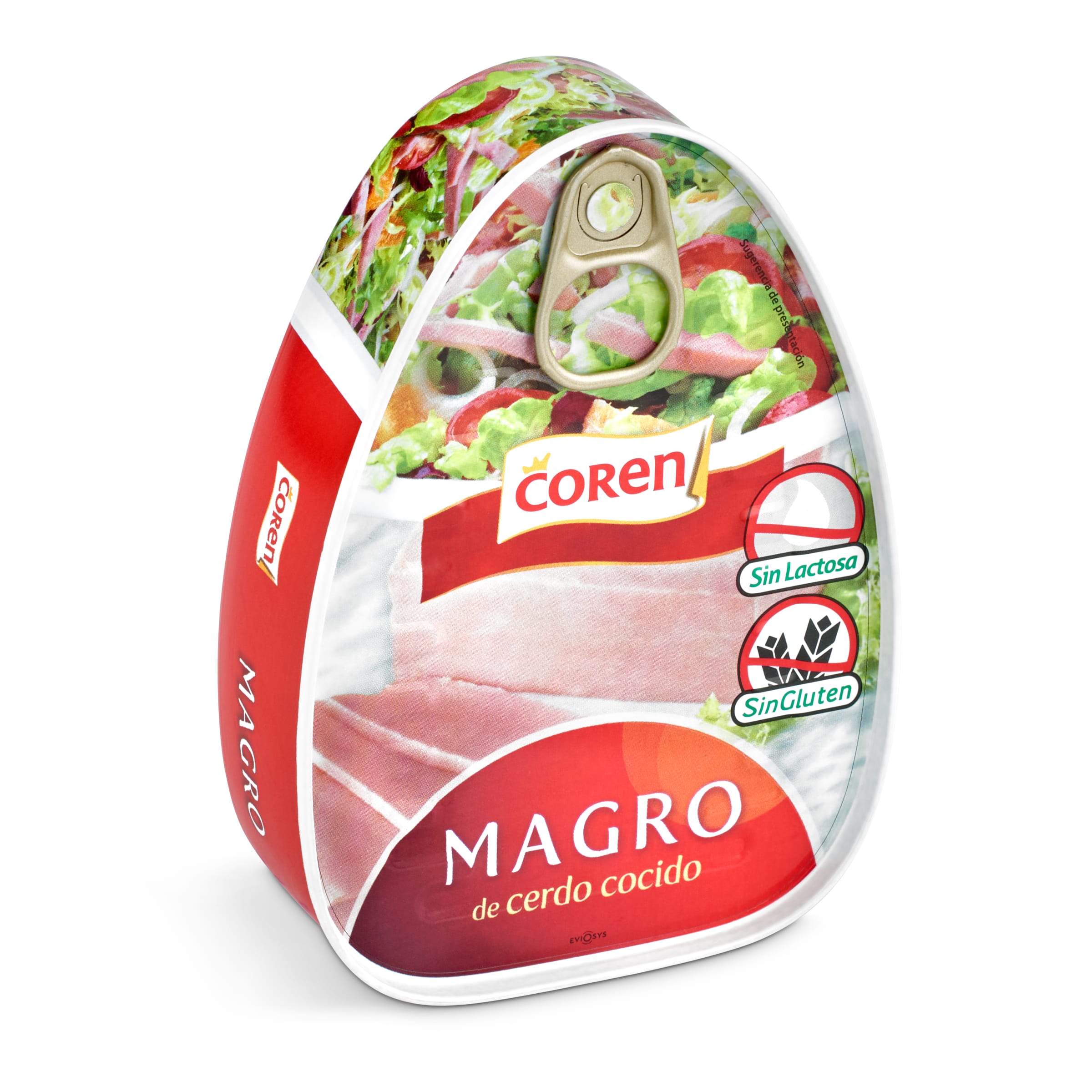 COREN magro de cerdo cocido lata 220 gr