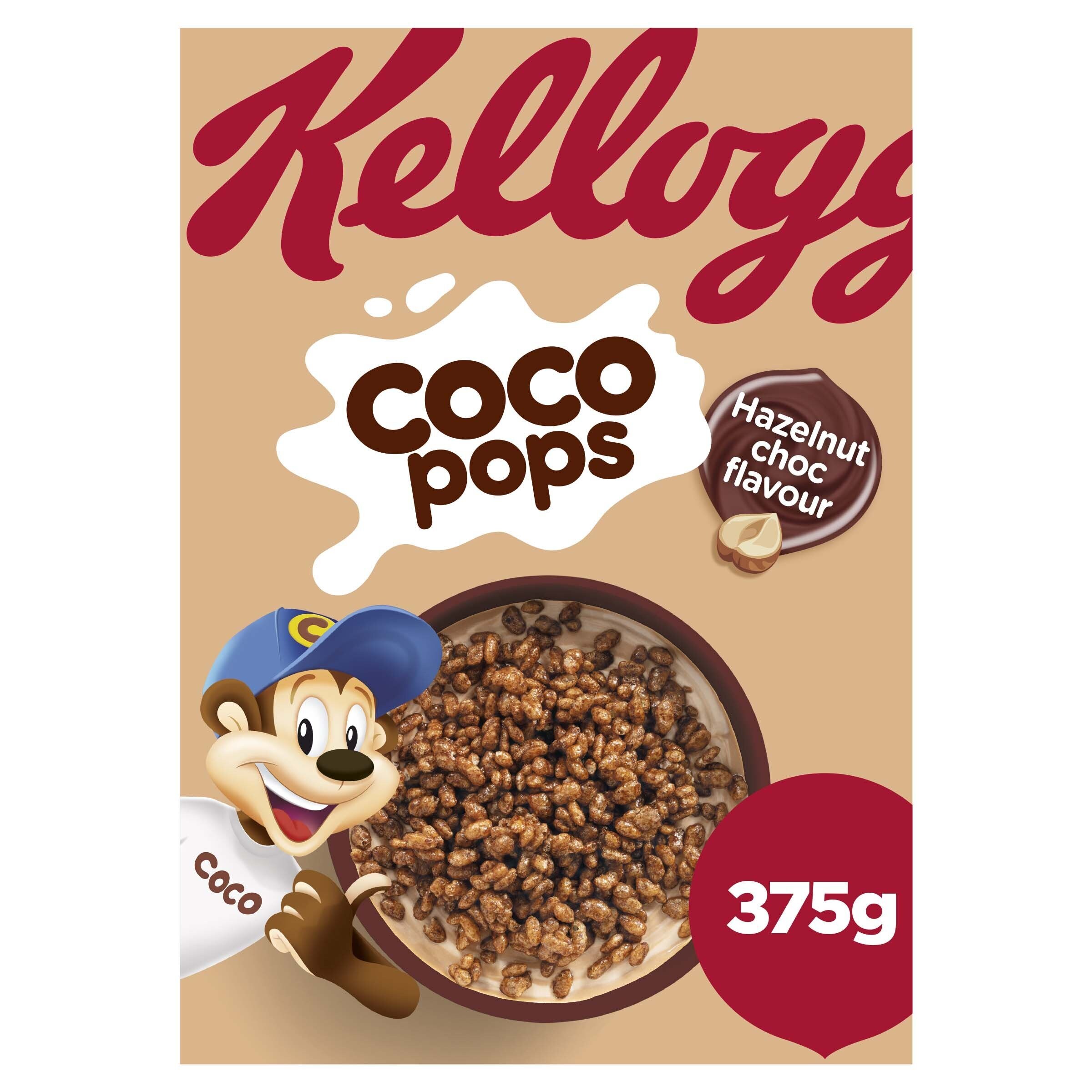 KELLOGGS cereales krispies coco pops caja 375 gr