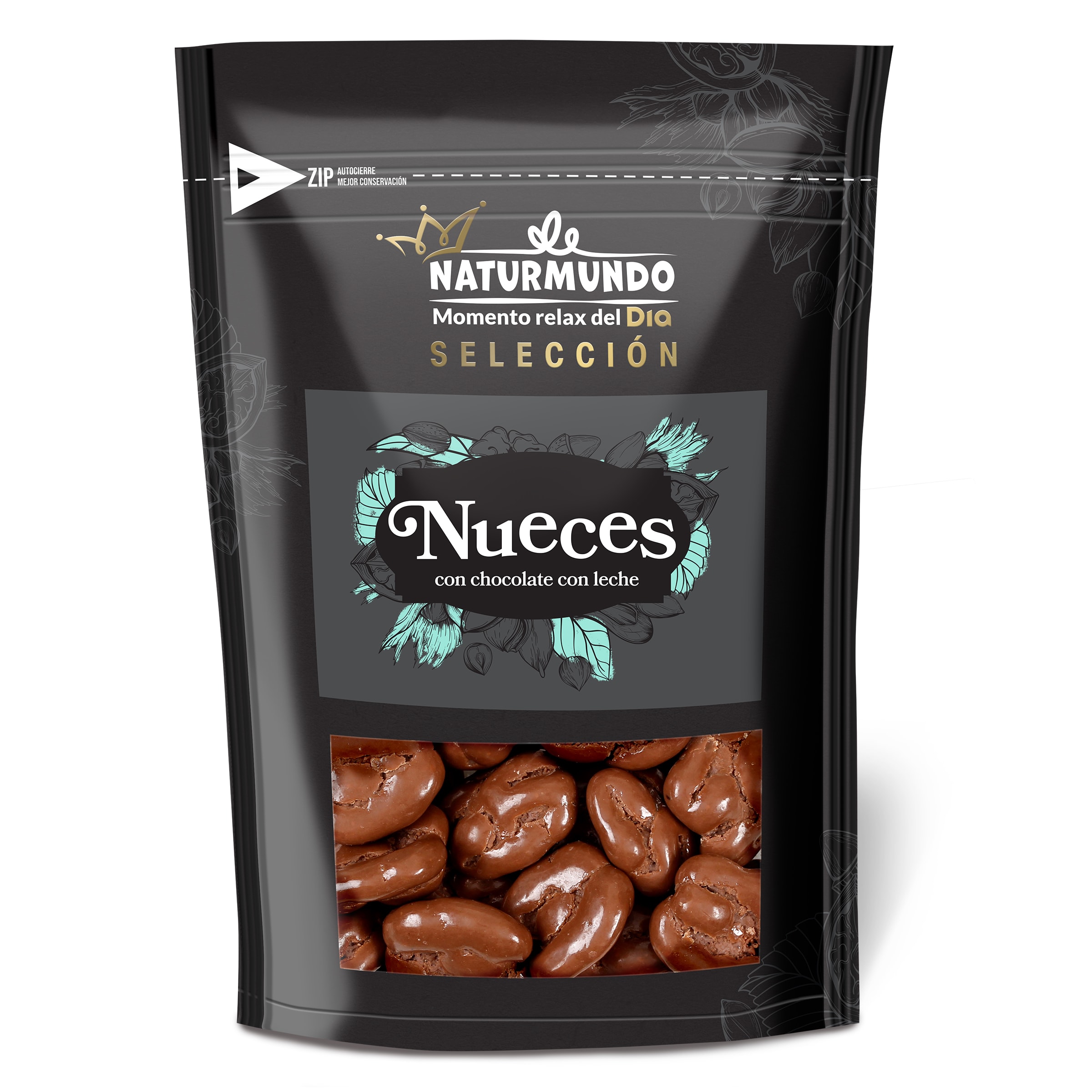 DIA NATURMUNDO nuez con chocolate con leche bolsa 170 gr